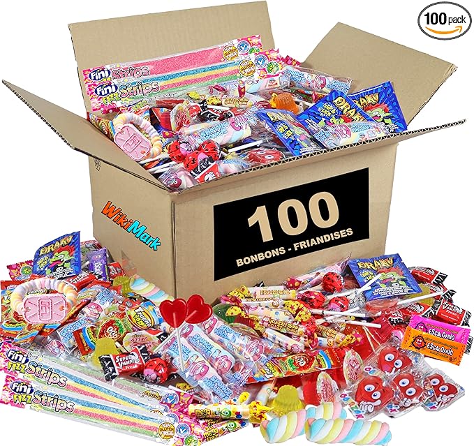 Les 100 bonbons WikiMark sans allergènes — idée cadeau original