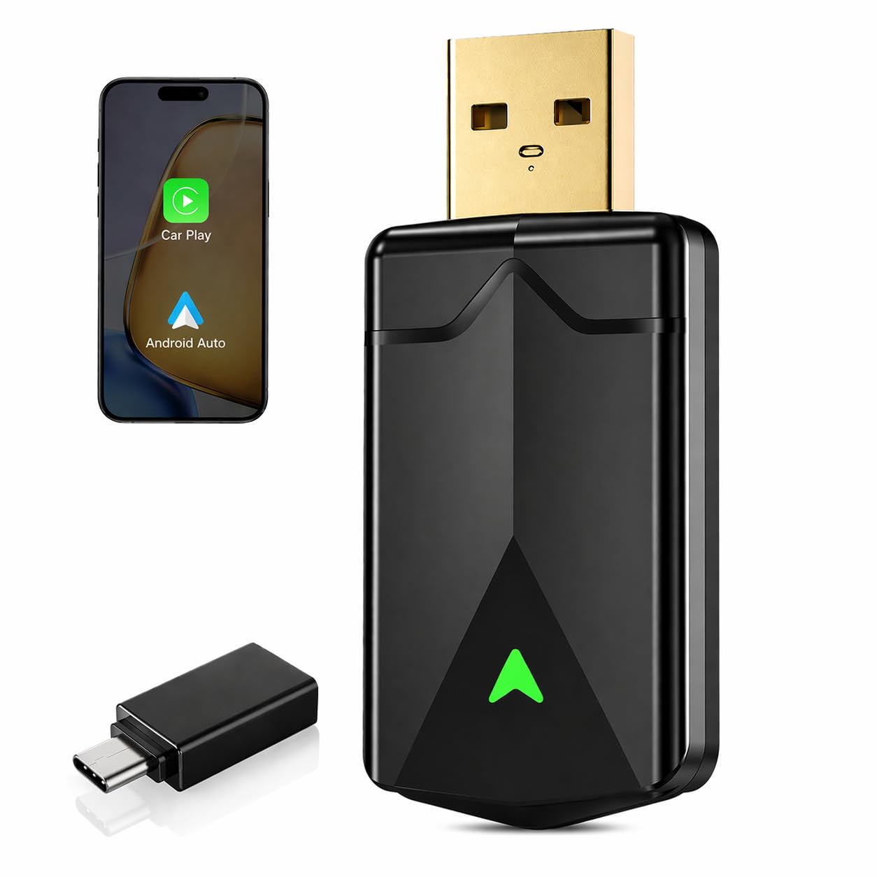 L'adaptateur CarPlay / Android Auto sans fil — idée cadeau original