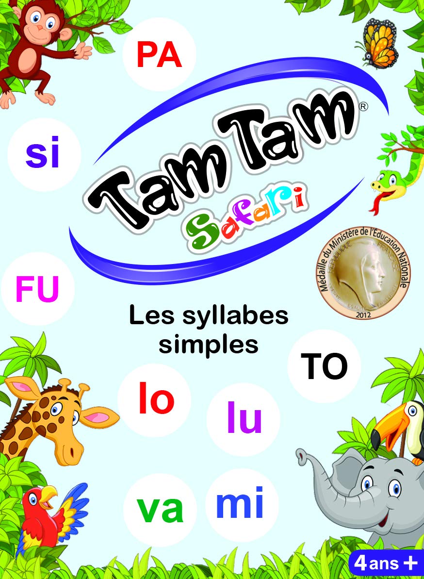 AB Ludis, Tam Tam Safari, les syllabes simples — cadeau drôle et insolite