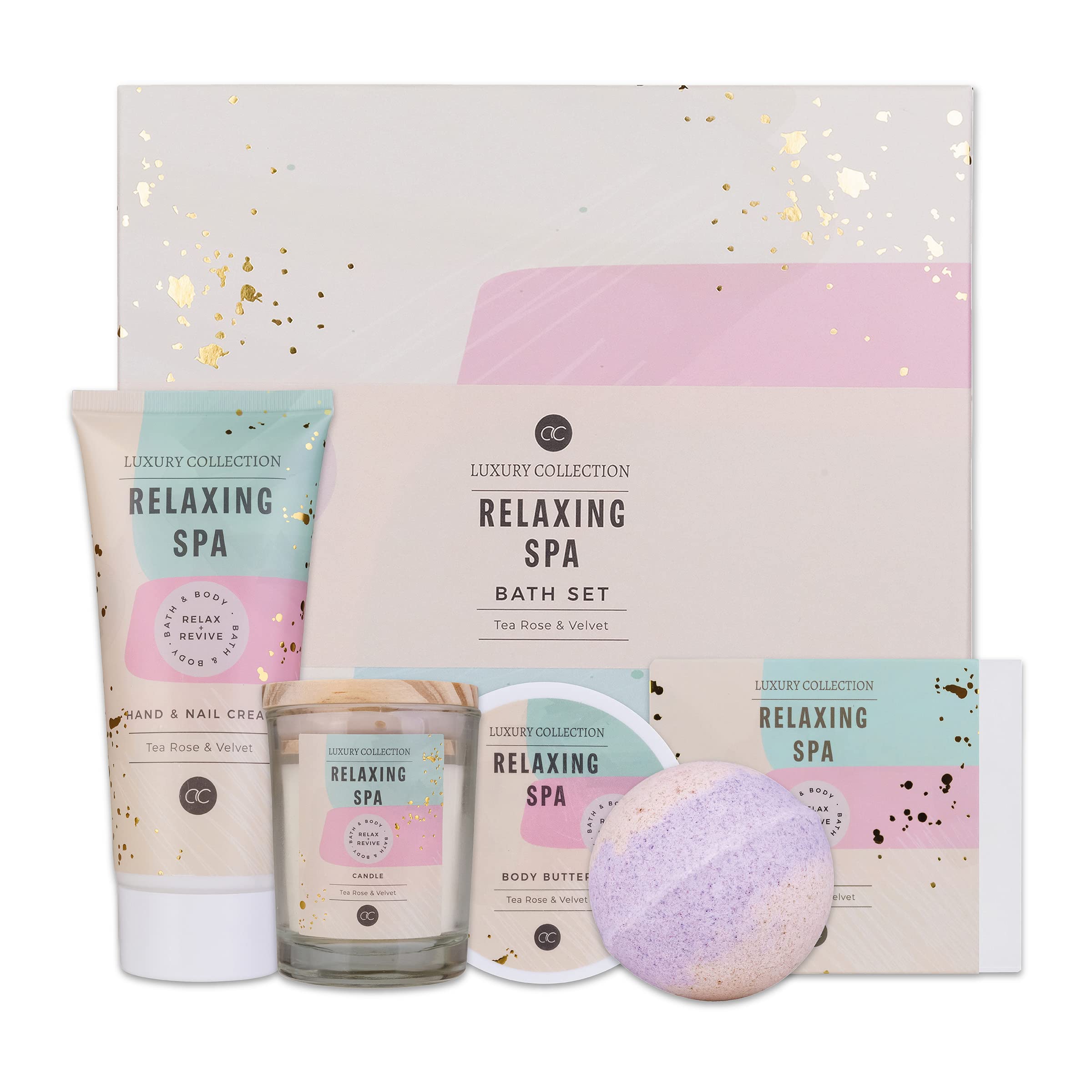 Accentra Coffret Relaxing Spa Thé Rose, 5 pièces — idée cadeau