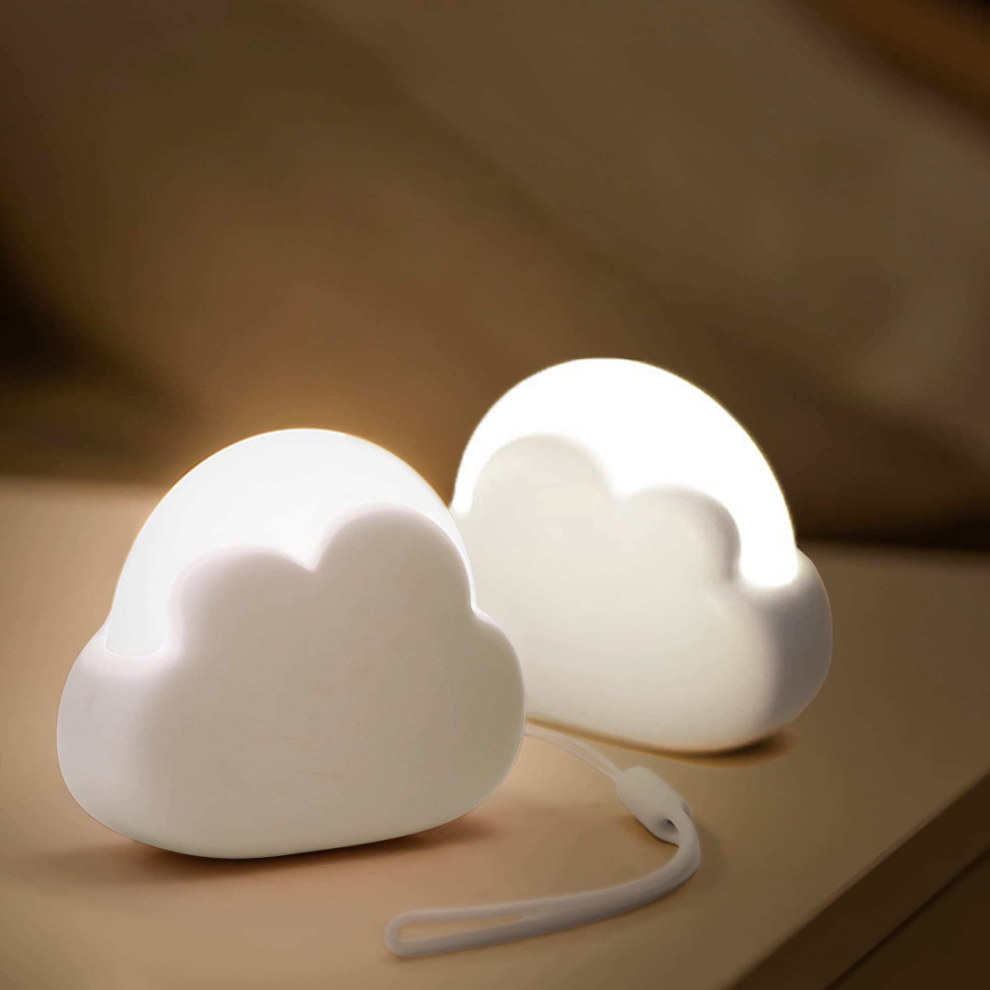 Annmore veilleuses nuage rechargeables, lot de 2 — idée cadeau
