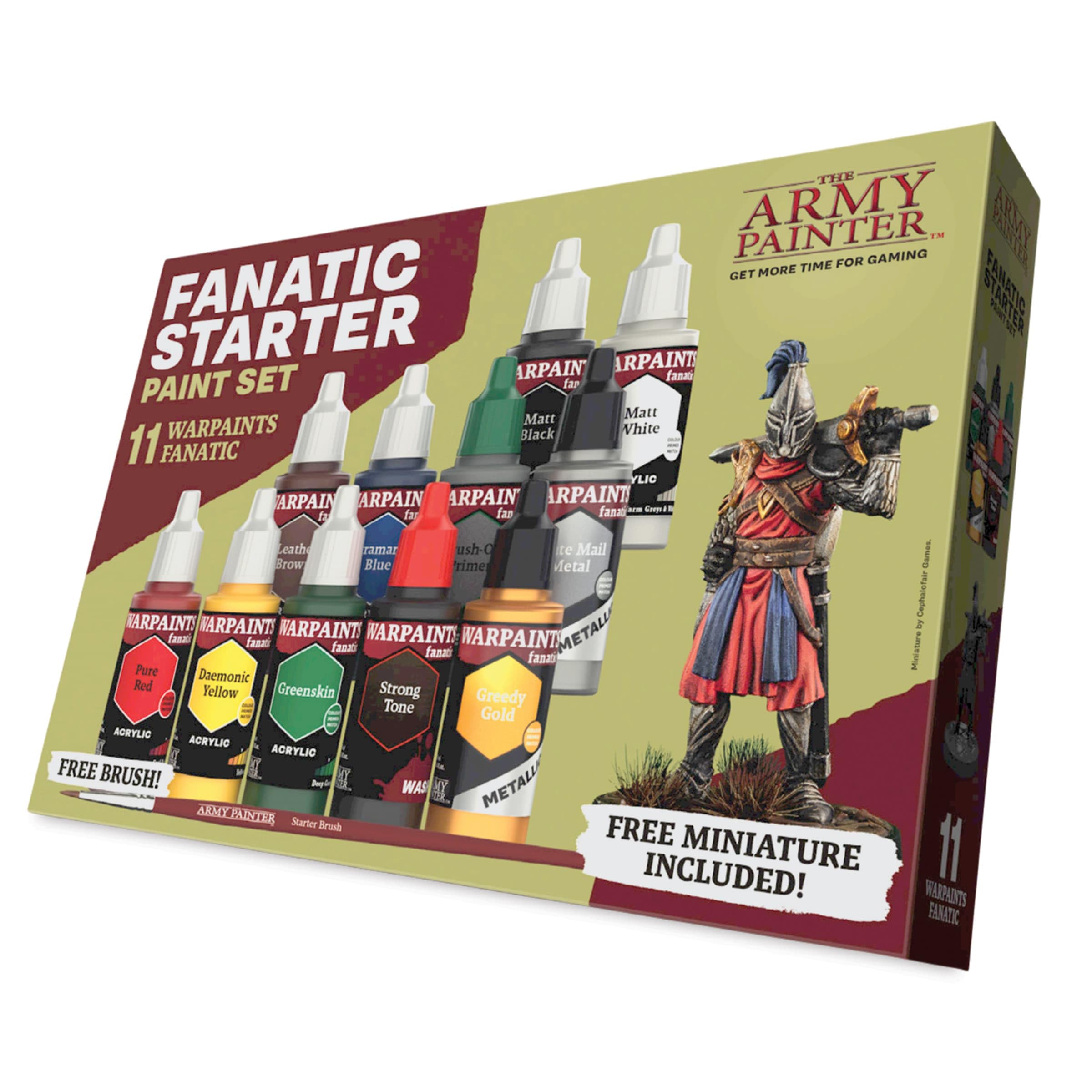 The Army Painter Warpaints Fanatic Starter Set, 11 x 18 ml — cadeau drôle et insolite