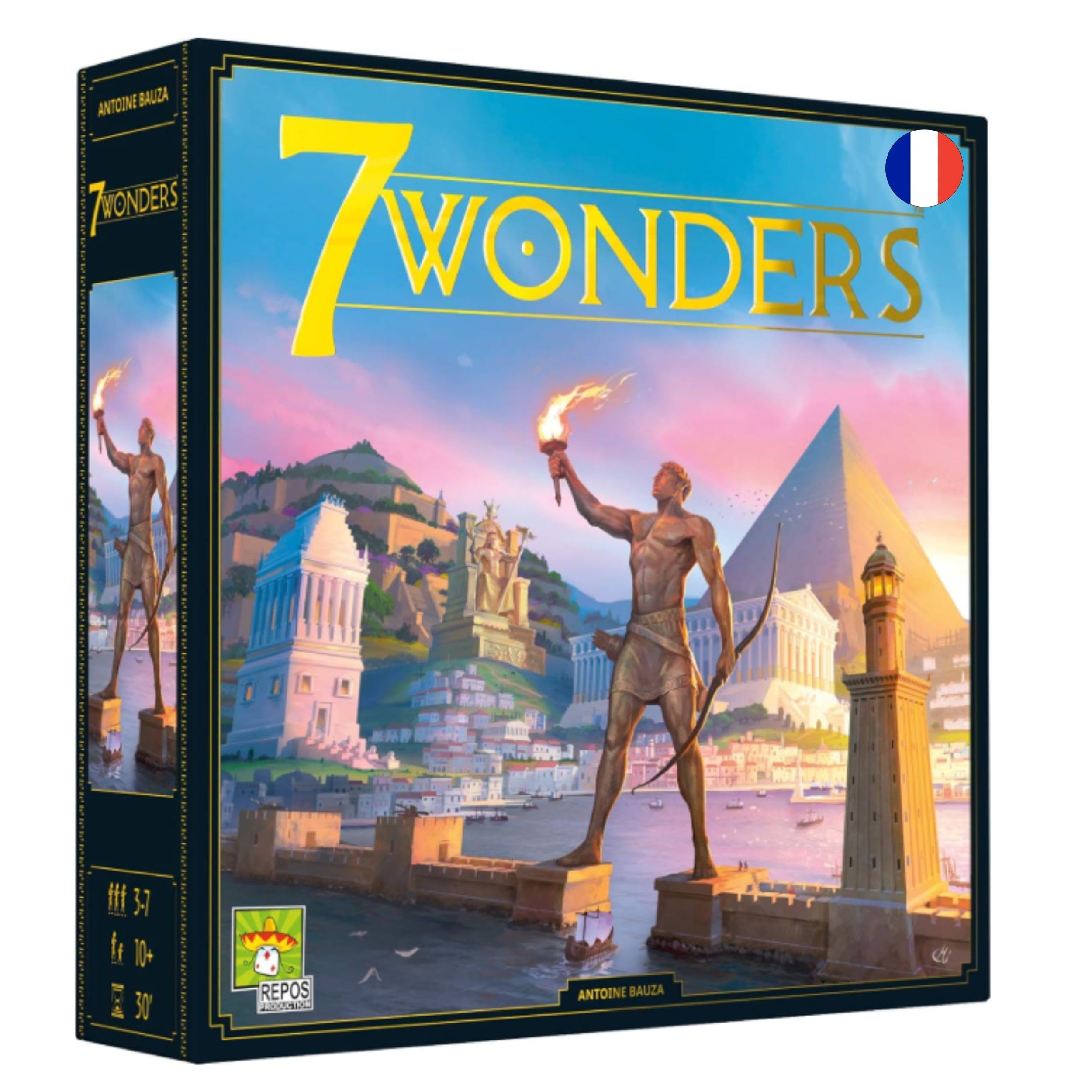 7 Wonders, jeu de base, stratégie antique en famille