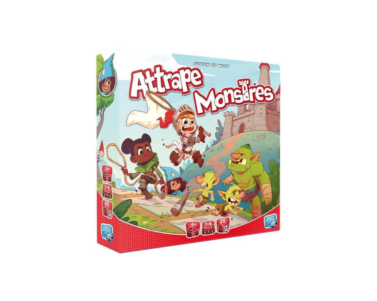 Asmodee, Attrape Monstres, jeu coopératif dès 4 ans — cadeau drôle et insolite