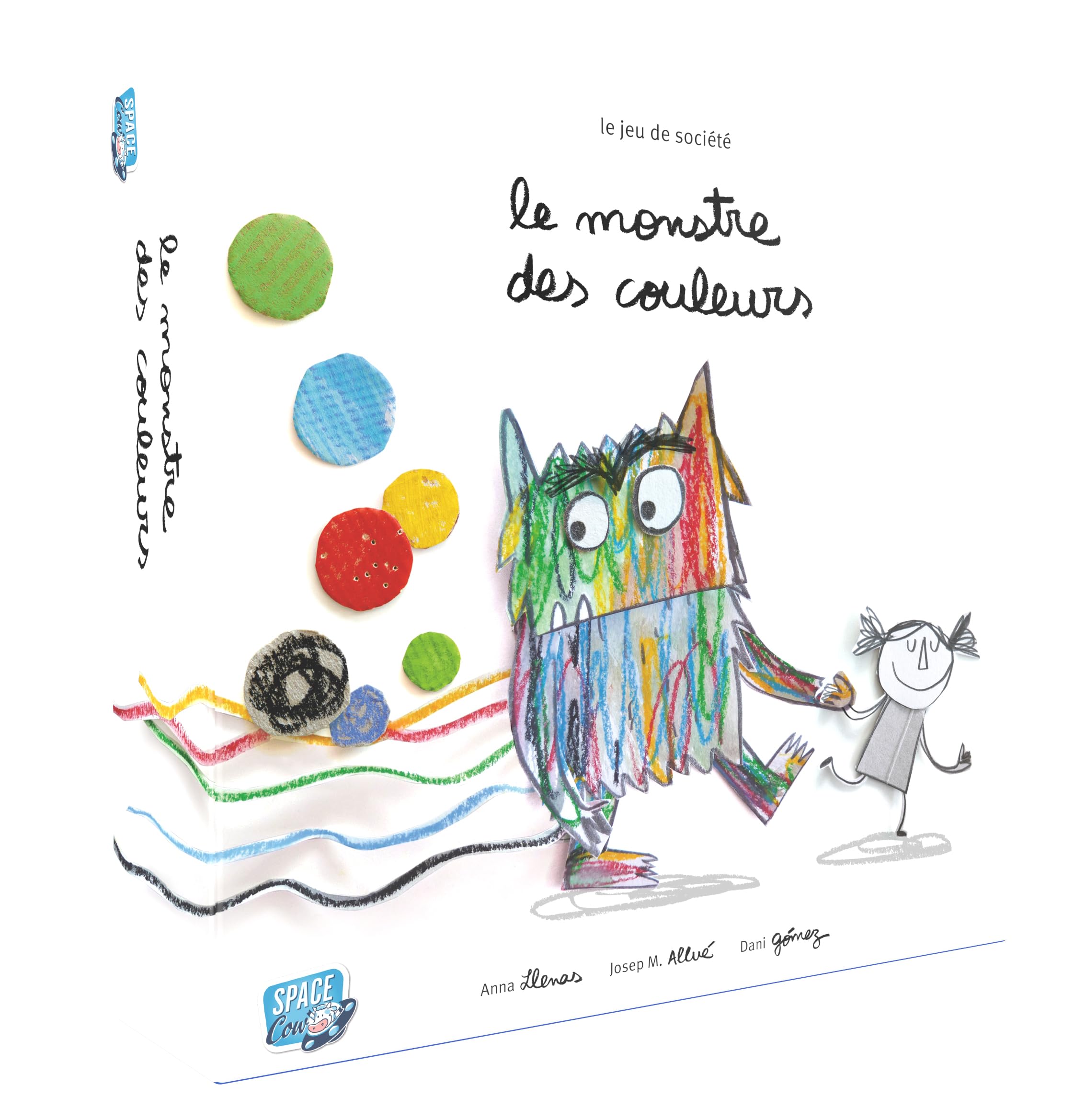 Asmodee, Le Monstre des Couleurs, jeu de société coopératif — cadeau drôle et insolite