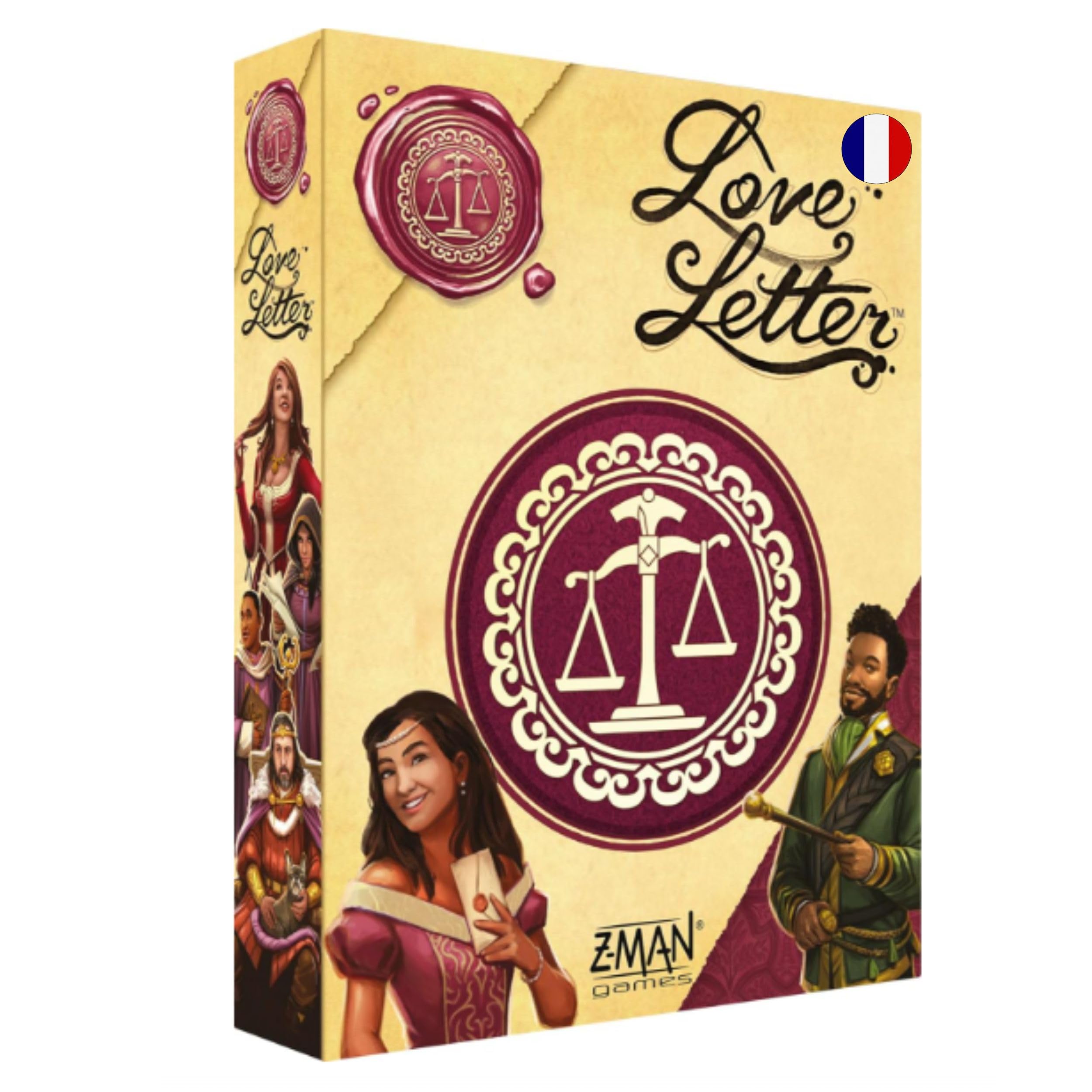 Asmodee Love Letter, jeu de cartes de déduction de 2 à 6 joueurs — cadeau drôle et insolite