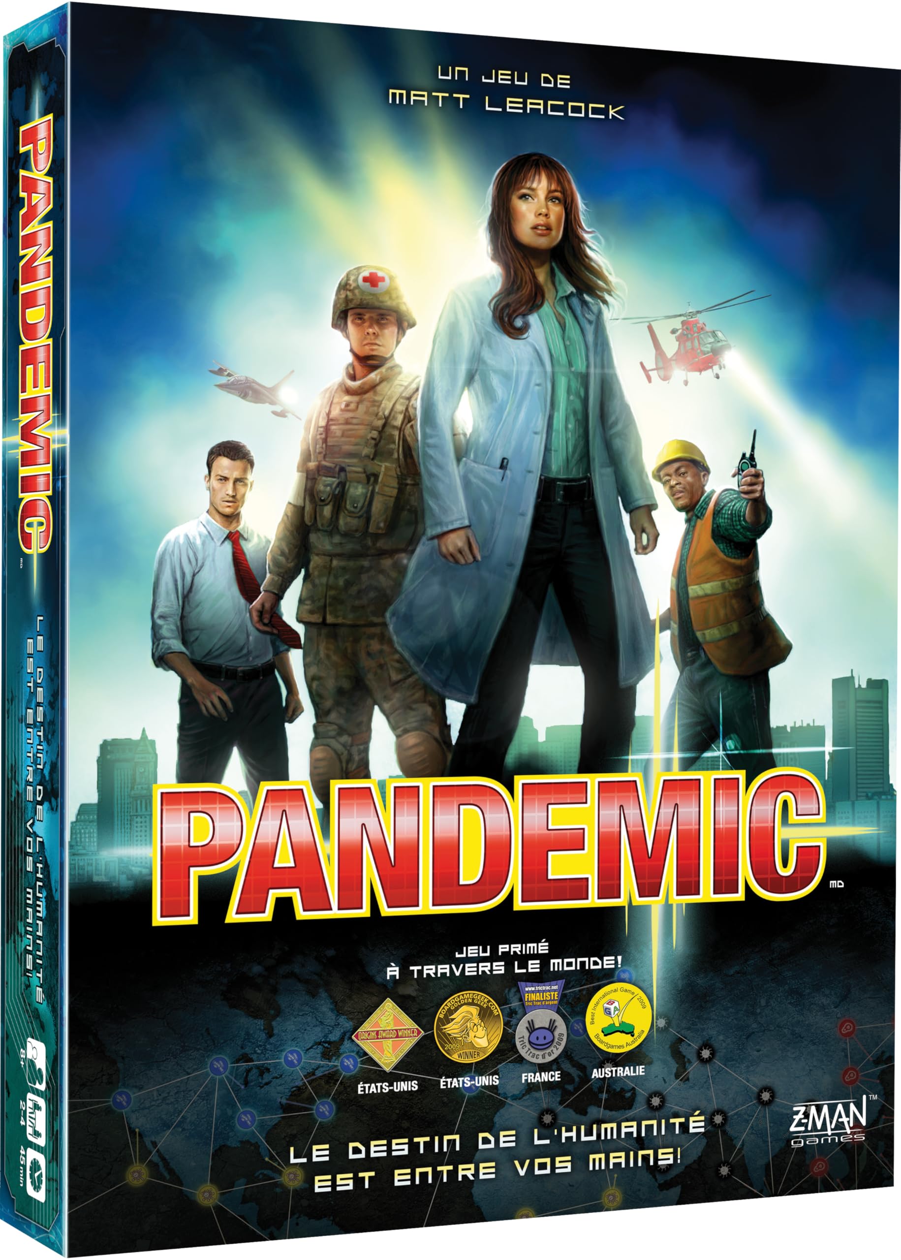 Asmodee Pandemic, jeu de société coopératif — idée cadeau