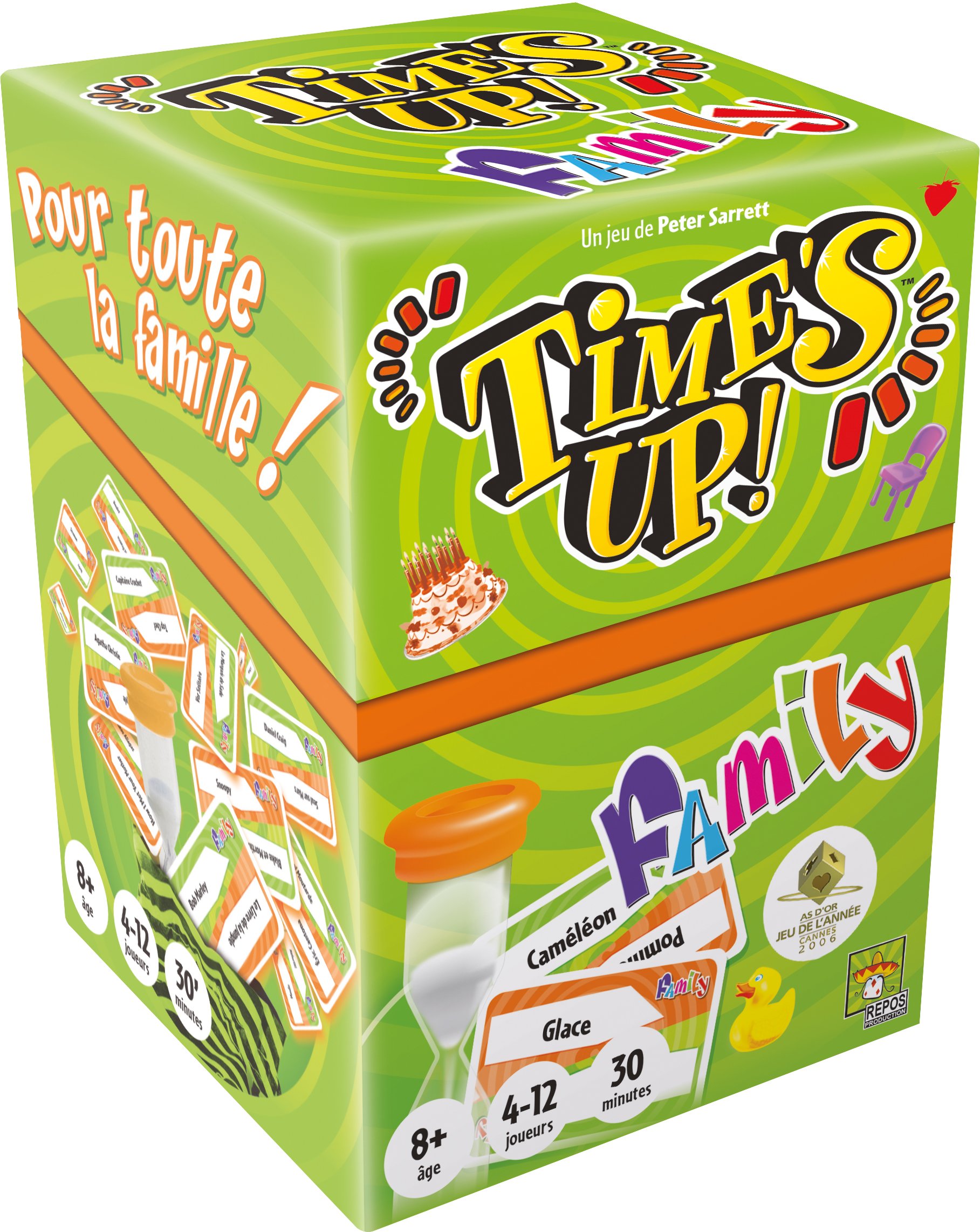 Time's Up! Family, version verte (jeu d'ambiance Asmodee) — cadeau drôle