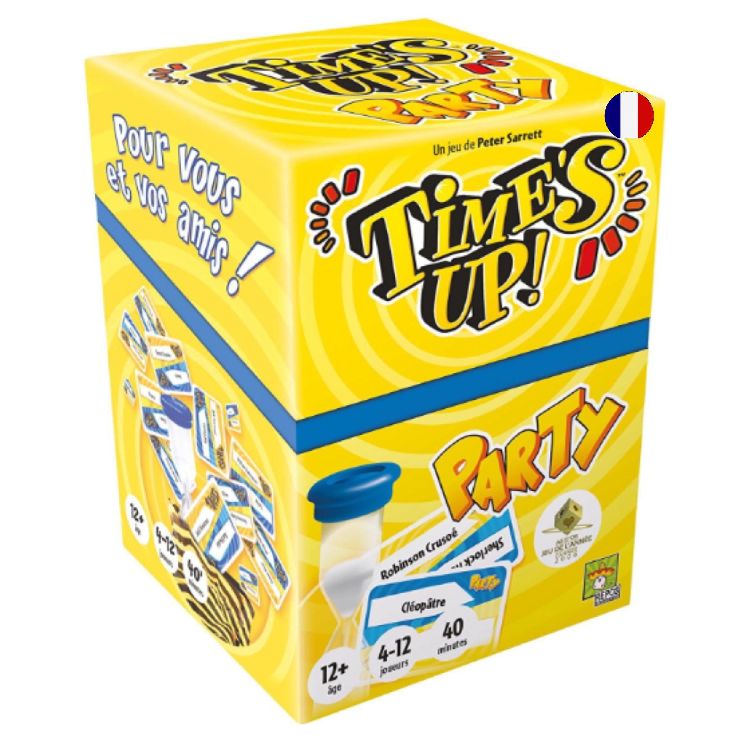Asmodee Time's Up! Party, version jaune — cadeau drôle et insolite