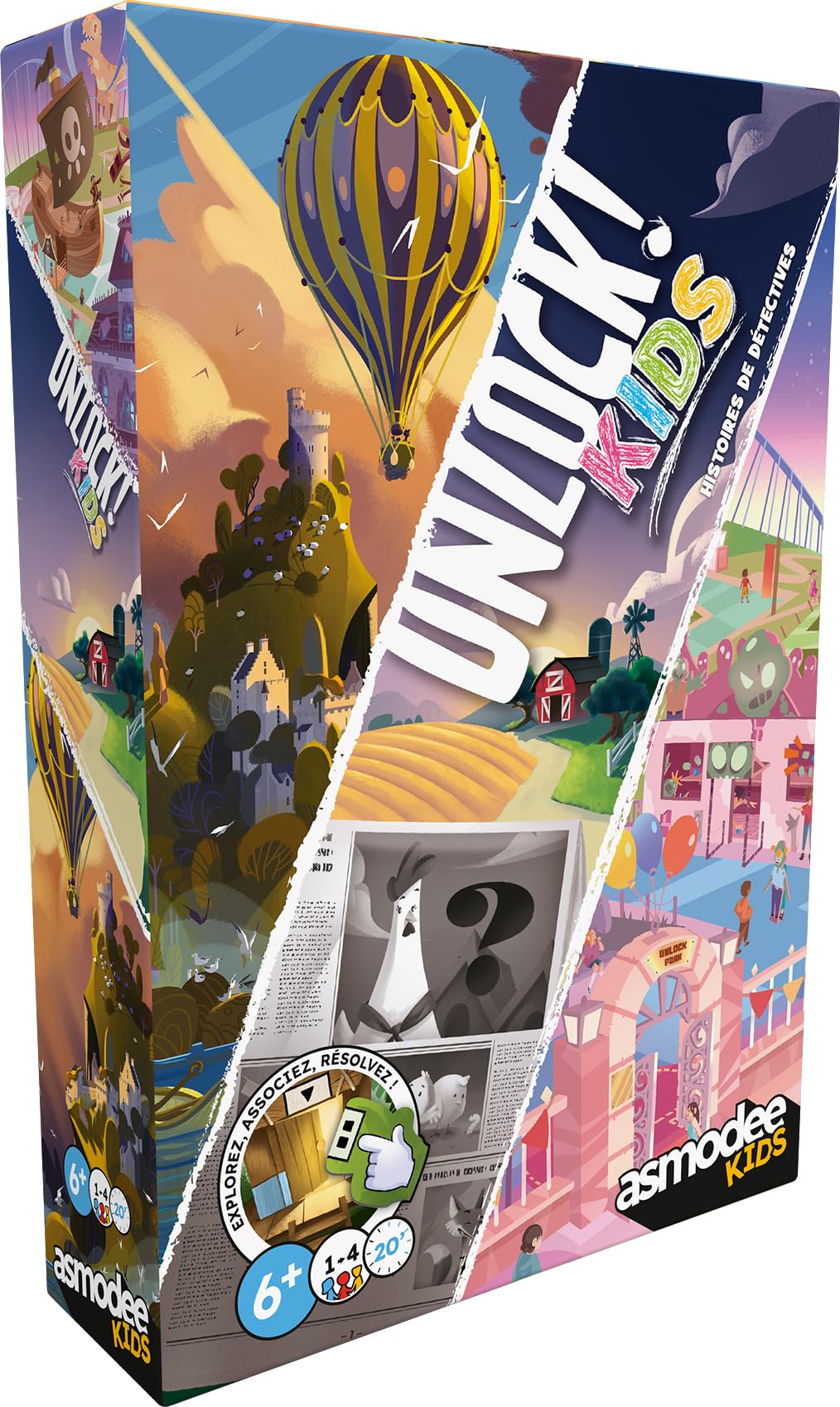 Asmodee, Unlock! Kids : Histoire de détectives — cadeau drôle et insolite