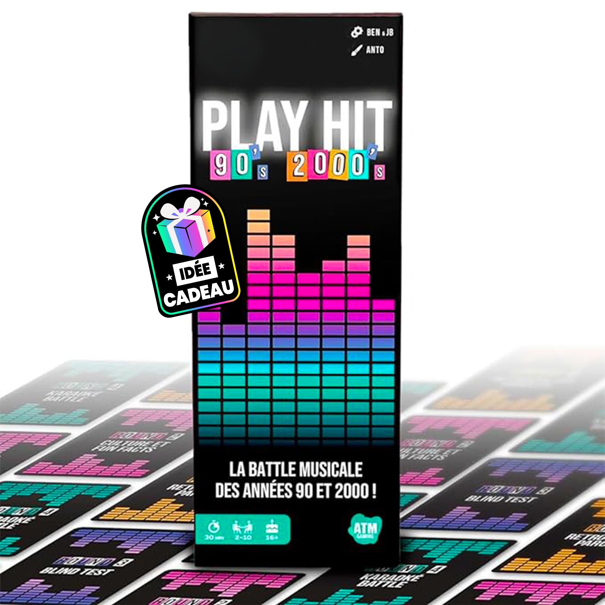 ATM Gaming Play Hit 90's 2000's, blind test — idée cadeau