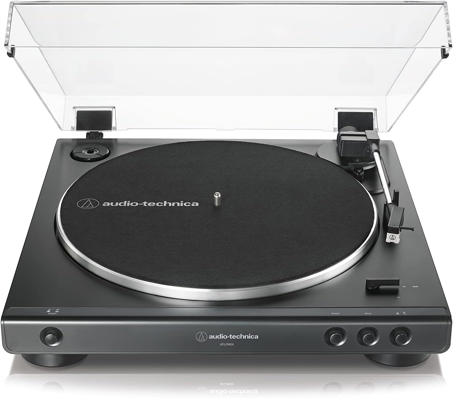 Audio-Technica AT-LP60X Fully Automatic Turntable, Black — original gift idea