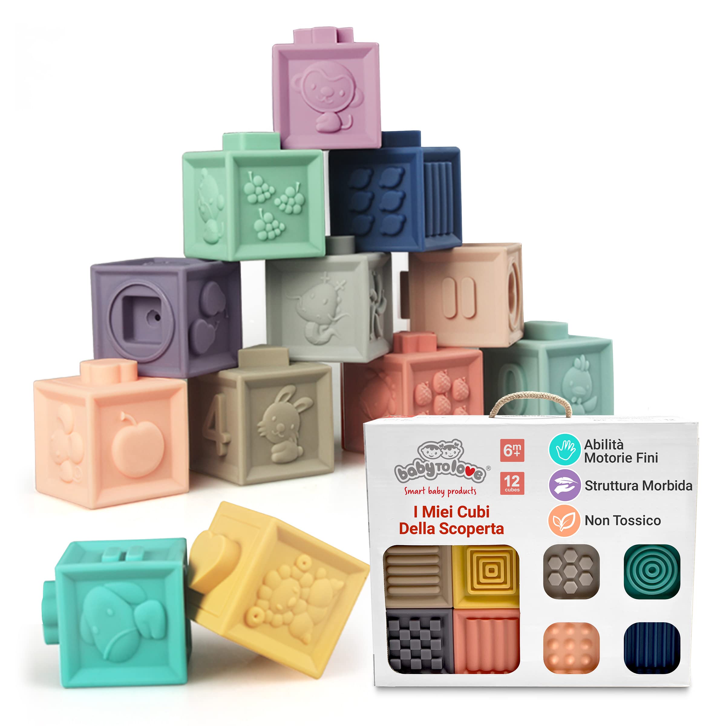 BabyToLove, Mes Premiers Cubes éducatifs sensoriels — cadeau drôle et insolite