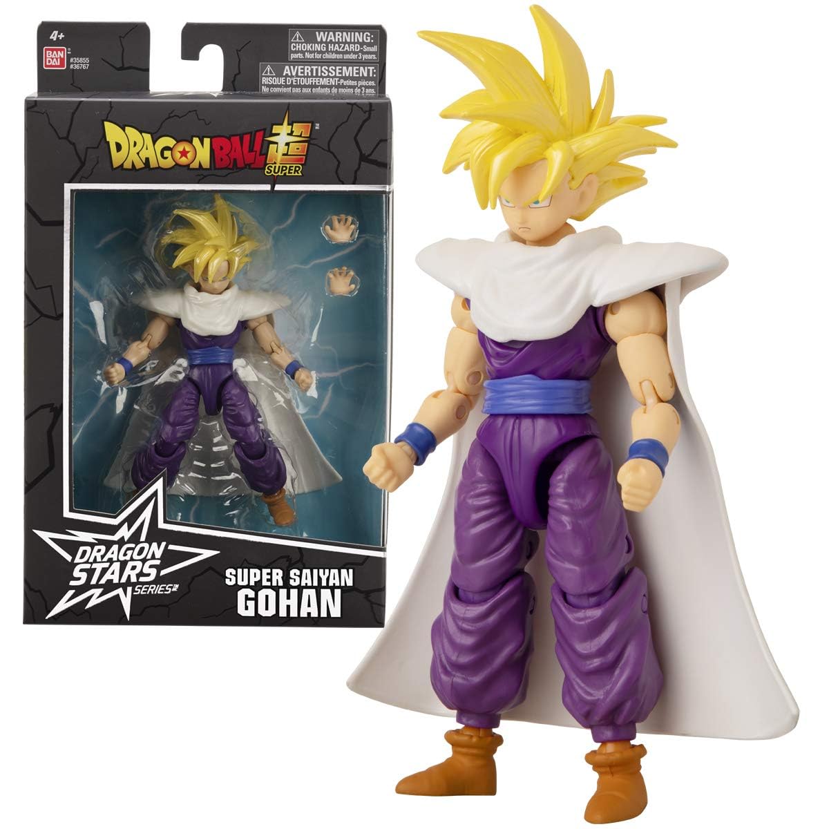 Figurine Dragon Stars Gohan Super Saiyan 2 de Bandai — idée cadeau