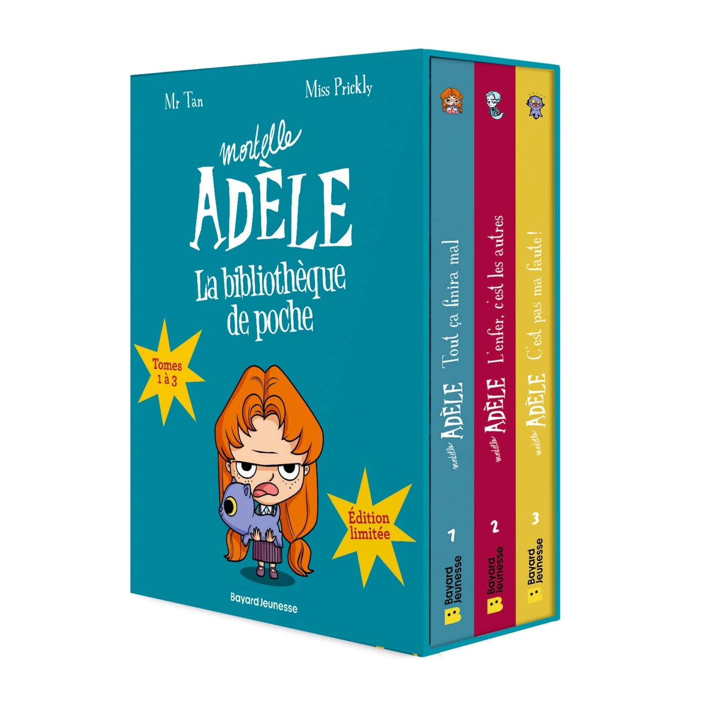 Mortelle Adèle, ma bibliothèque, coffret mini tomes 1 à 3