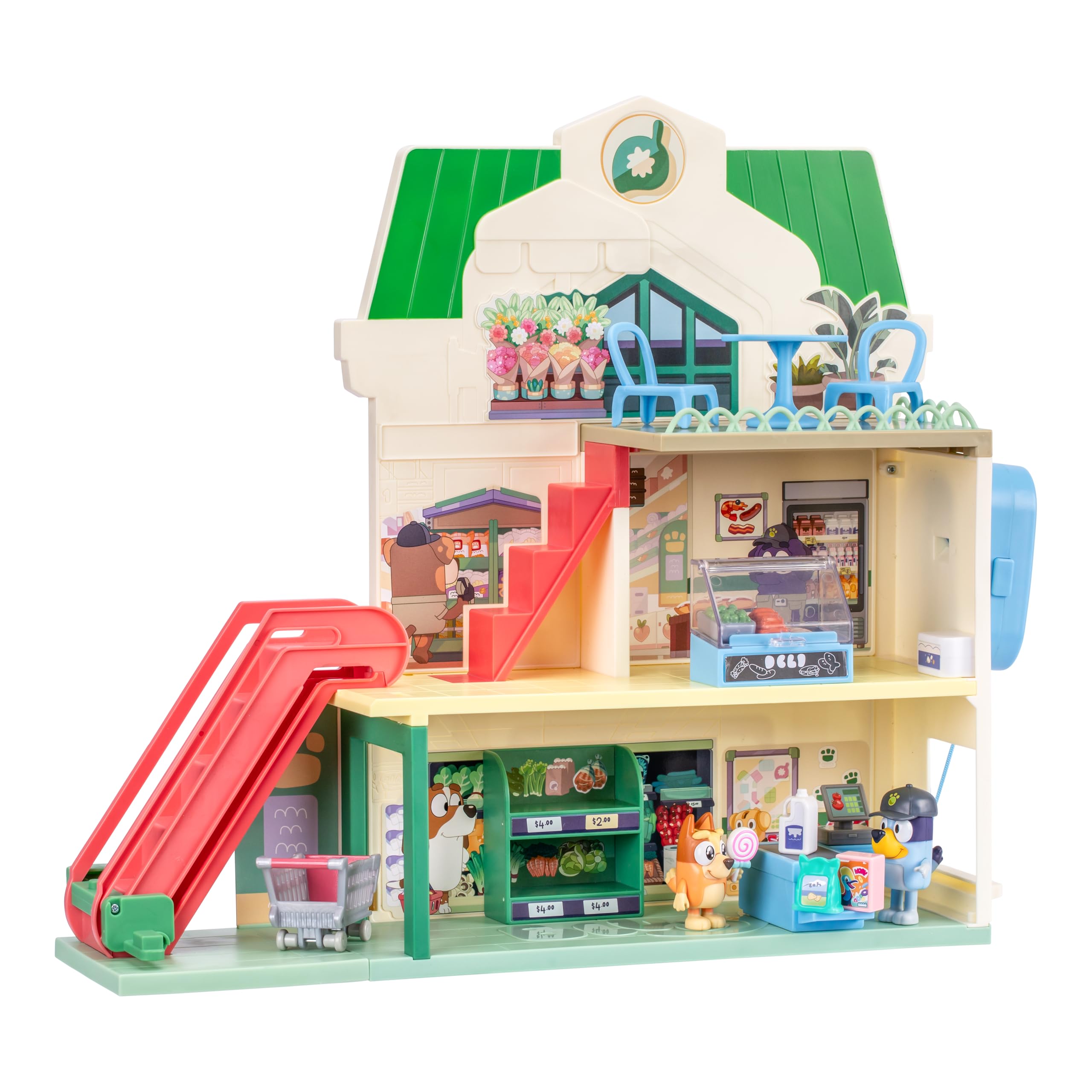 Bluey and Bingo Supermarket Playset with Escalator and Sounds — funny and quirky gift