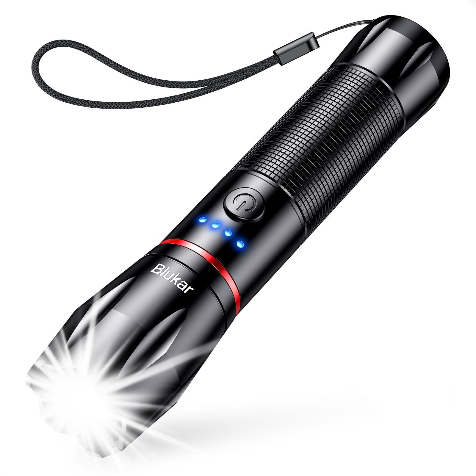 Blukar lampe torche LED rechargeable 2000 lumens — cadeau drôle