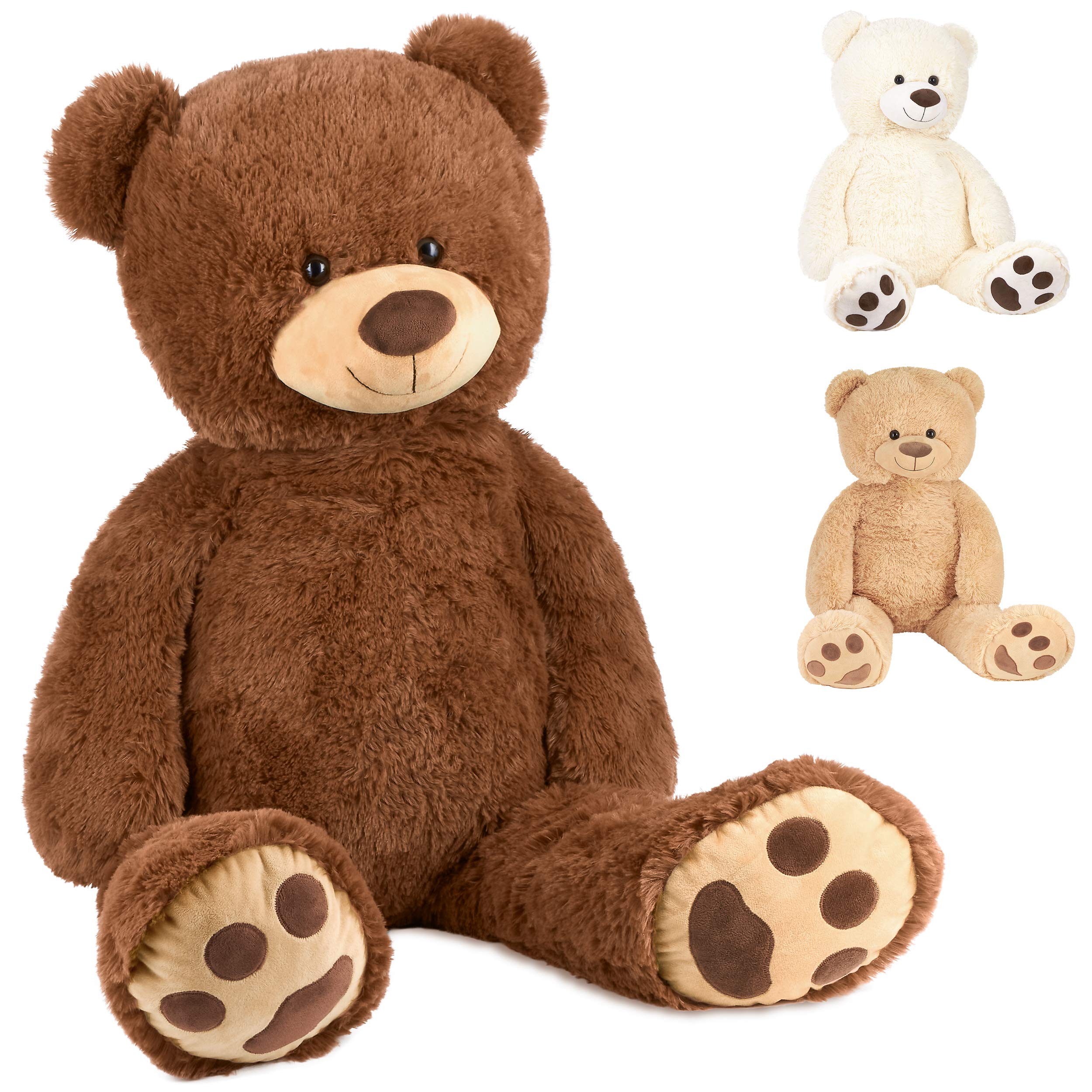 BRUBAKER, peluche ours géant XXL de 100 cm — cadeau drôle