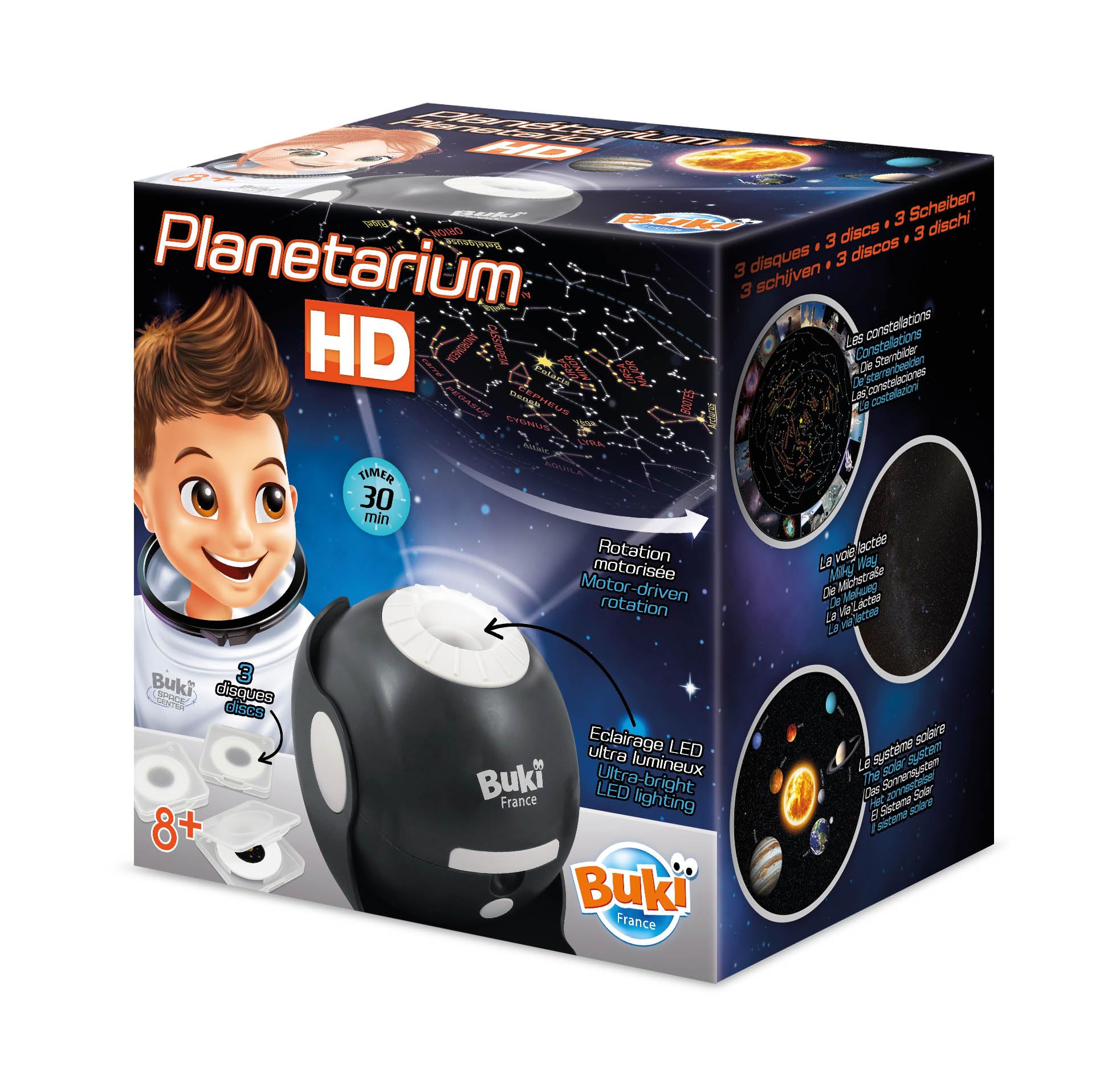 Buki Planétarium HD, projecteur de ciel étoilé — cadeau drôle et insolite