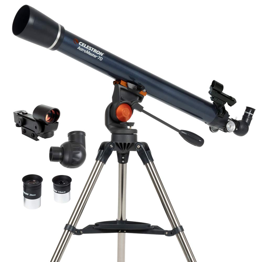Celestron AstroMaster 70AZ Refractor Telescope — funny and quirky gift