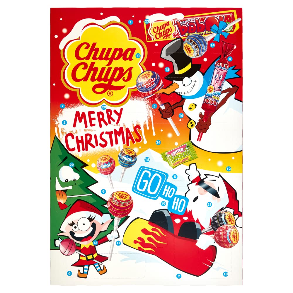 Chupa Chups, calendrier de l'Avent de 24 confiseries — idée cadeau