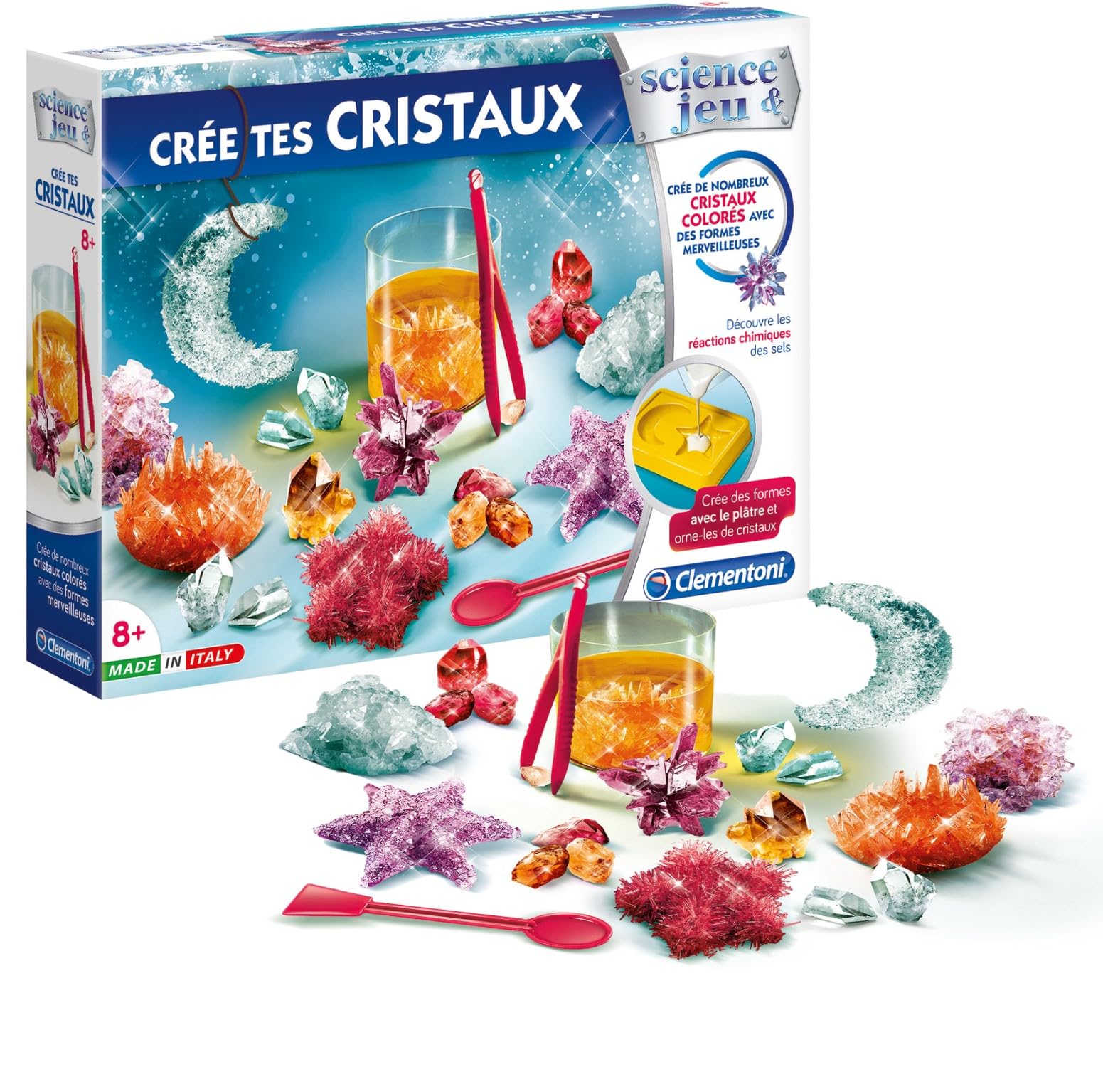 Clementoni Science & Jeu : kit pour créer ses cristaux