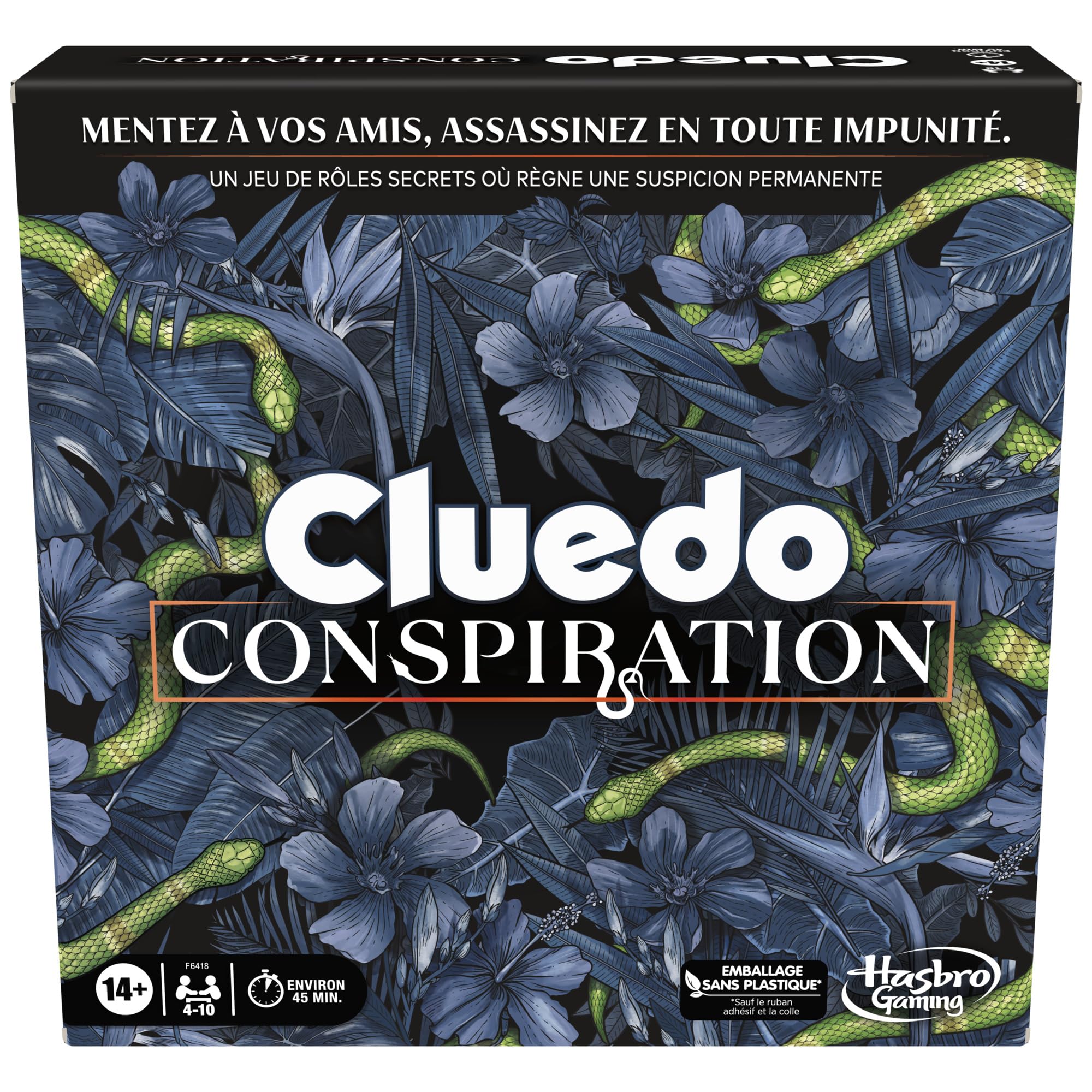 Cluedo Conspiration, jeu de rôles secrets pour 4 à 10 joueurs — idée cadeau