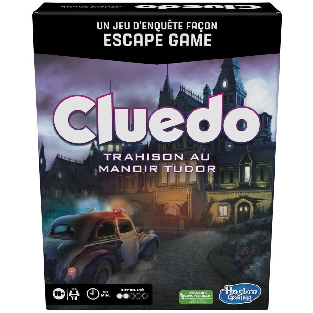 Cluedo Trahison au Manoir Tudor, escape game à usage unique — idée cadeau