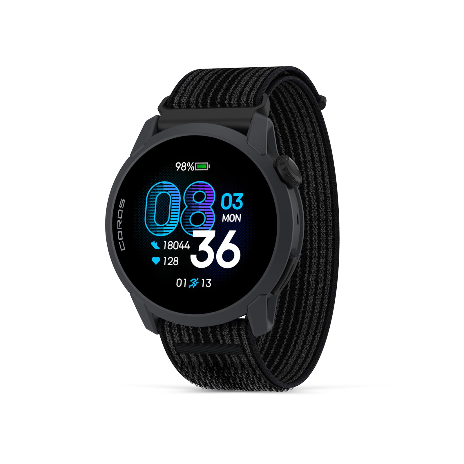 COROS PACE 4 Ultralight Sport GPS Watch, Black Nylon — funny and quirky gift