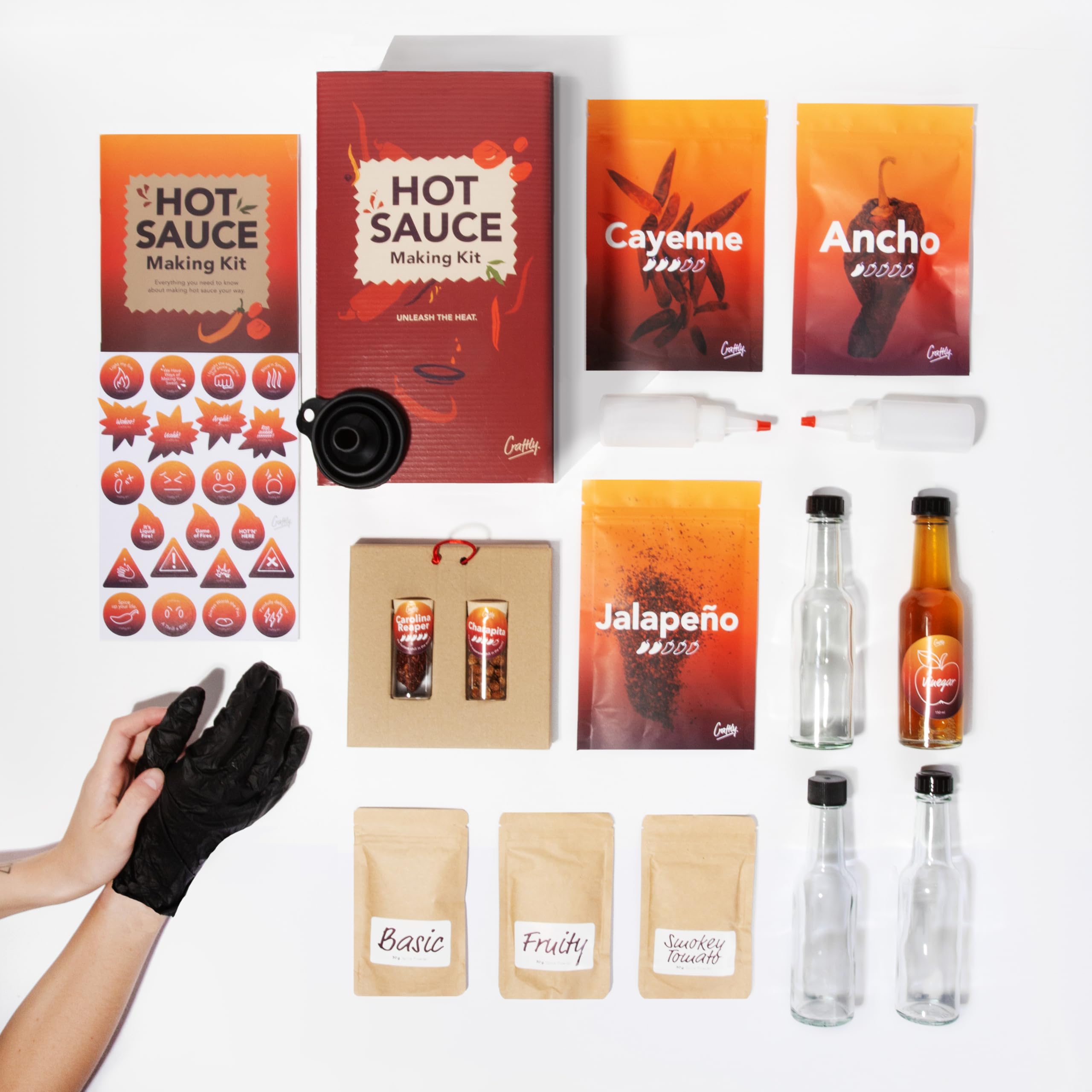Le kit Craftly pour fabriquer ses sauces piquantes — idée cadeau