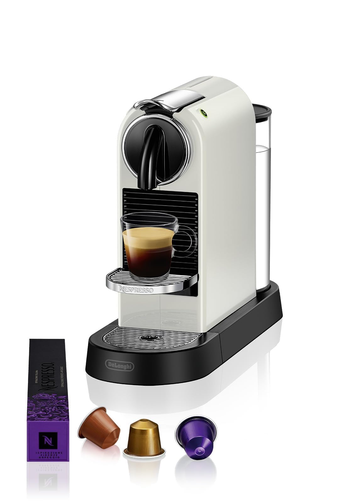 De'Longhi Nespresso CitiZ EN167, machine à capsules compacte (blanche) — cadeau drôle