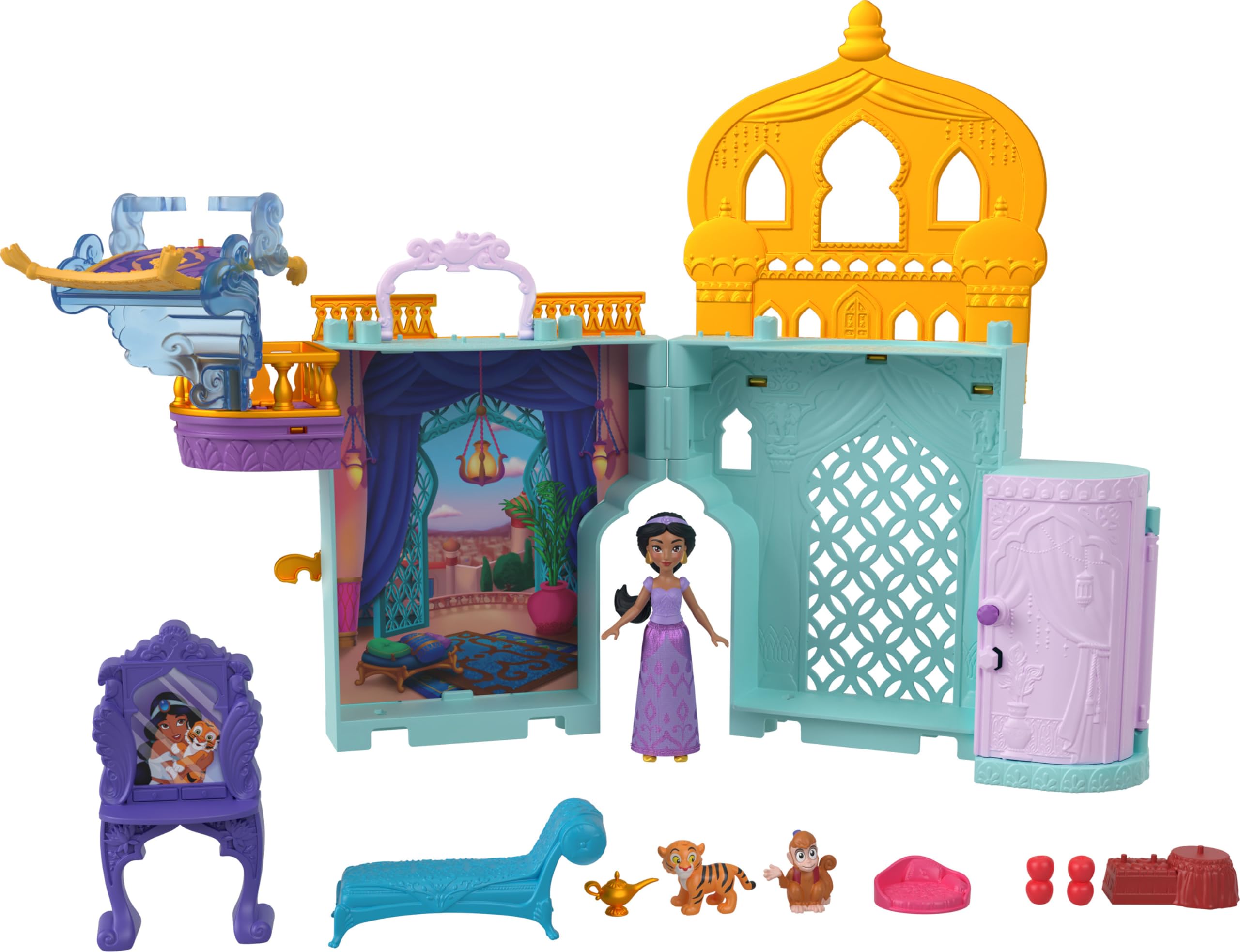 Mattel Disney Princess Jasmine Storytime Stackers Doll House Playset — funny and quirky gift