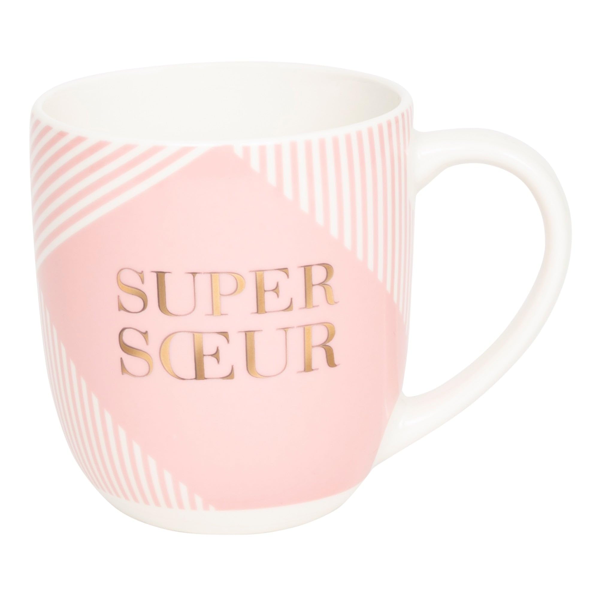 Le mug rose « Super Soeur » Draeger Paris 1886