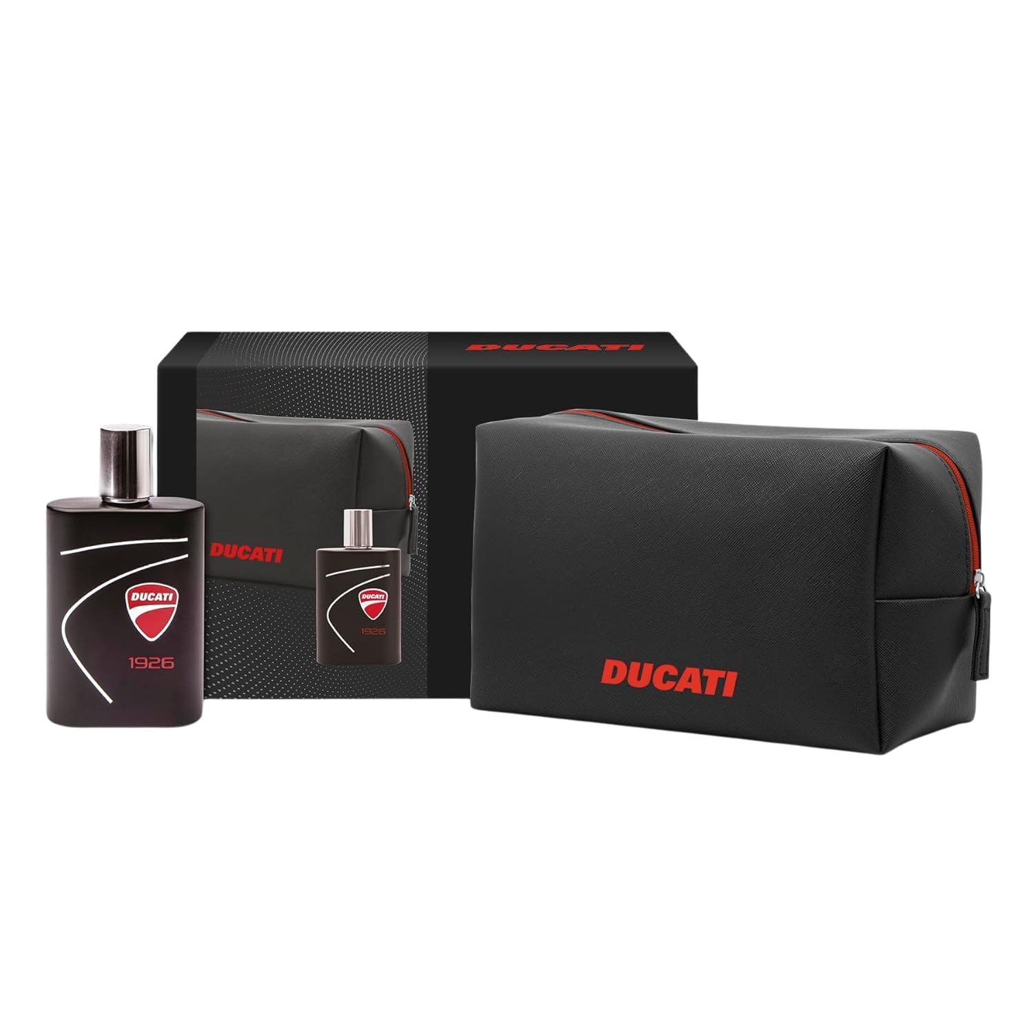 Ducati Diamond, coffret parfum homme 100 ml et trousse de toilette — idée cadeau