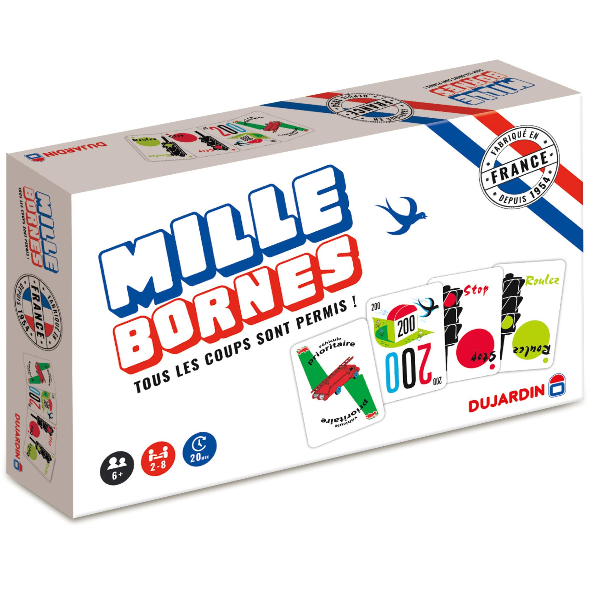 Dujardin Mille Bornes, Tous les coups sont permis — cadeau drôle et insolite