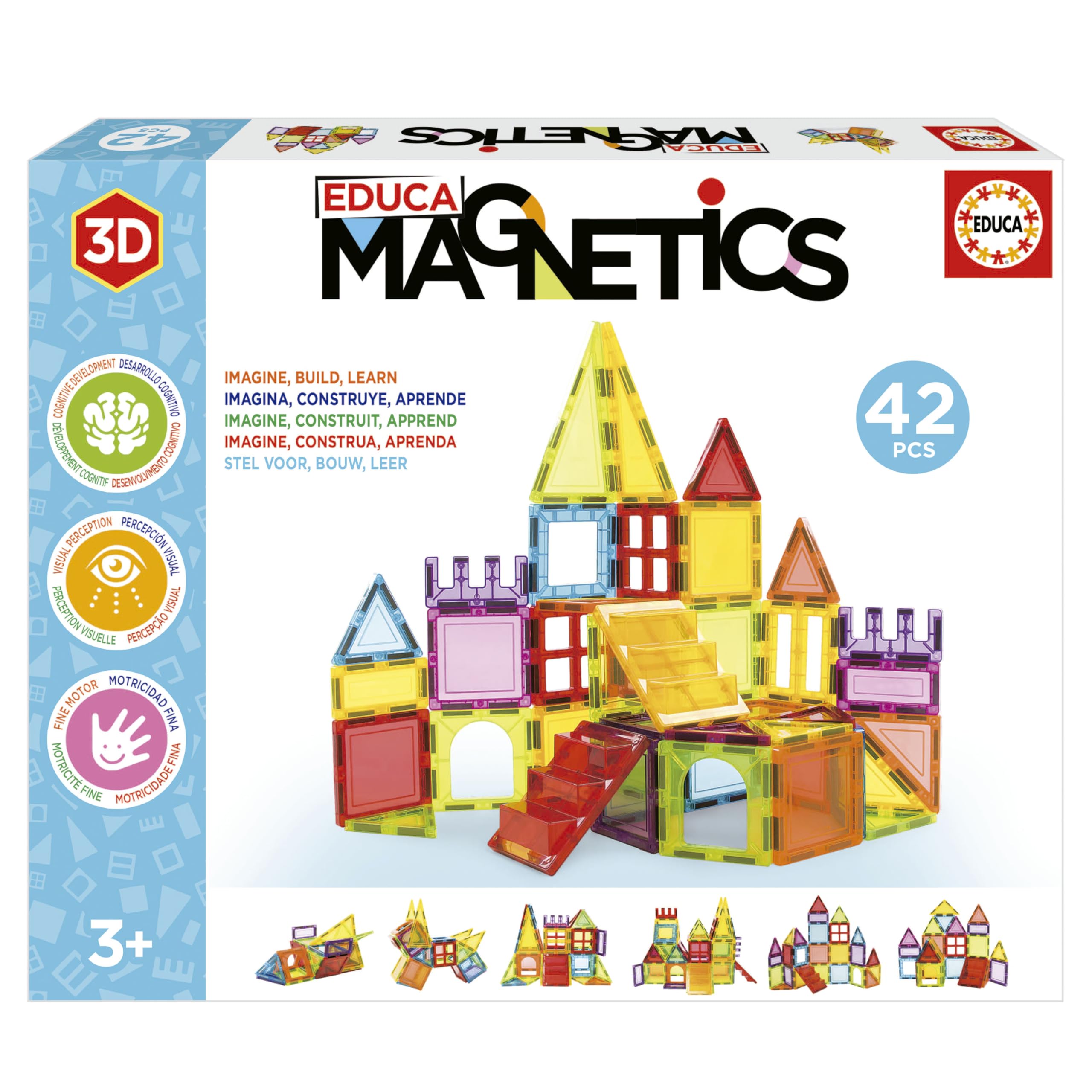 Educa Magnetics, construction magnétique de 42 pièces — idée cadeau