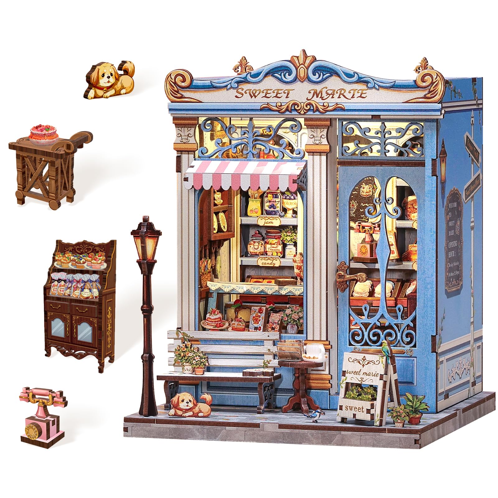 Endless Limit Book Nook pâtisserie française — idée cadeau