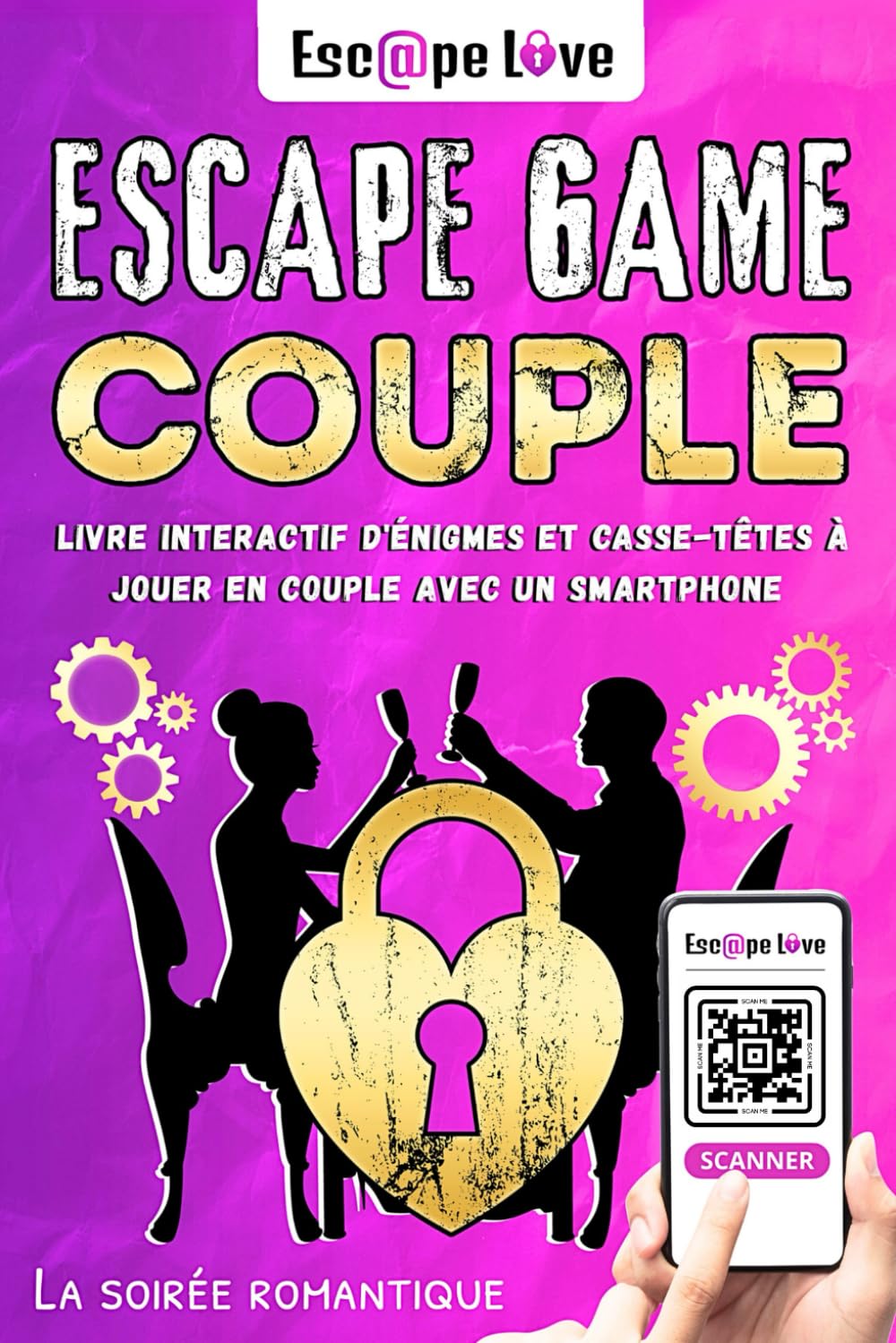 Escape Game Couple, la soirée romantique (livre interactif) — idée cadeau