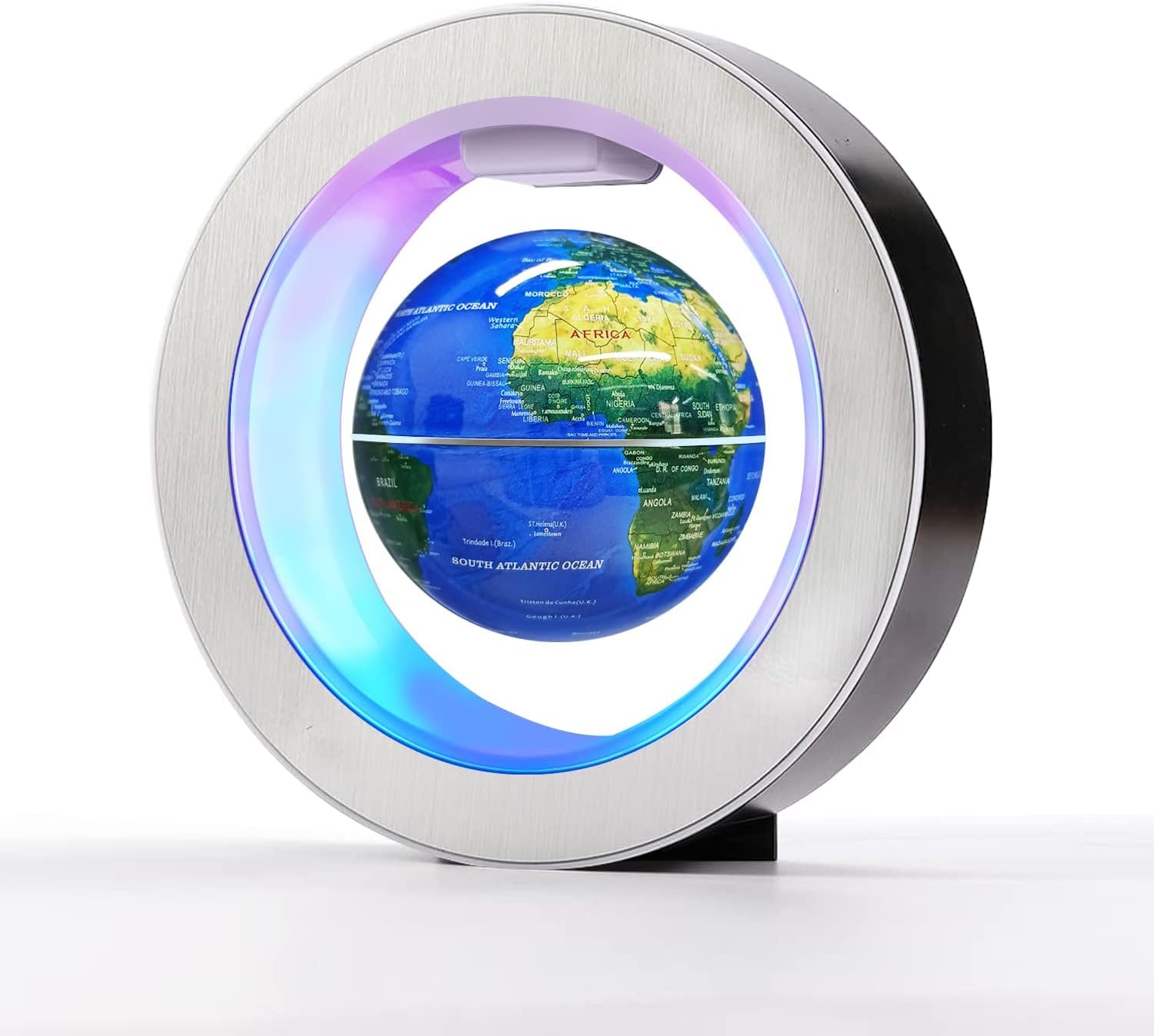 Le globe à lévitation magnétique Flagest et son anneau LED — idée cadeau
