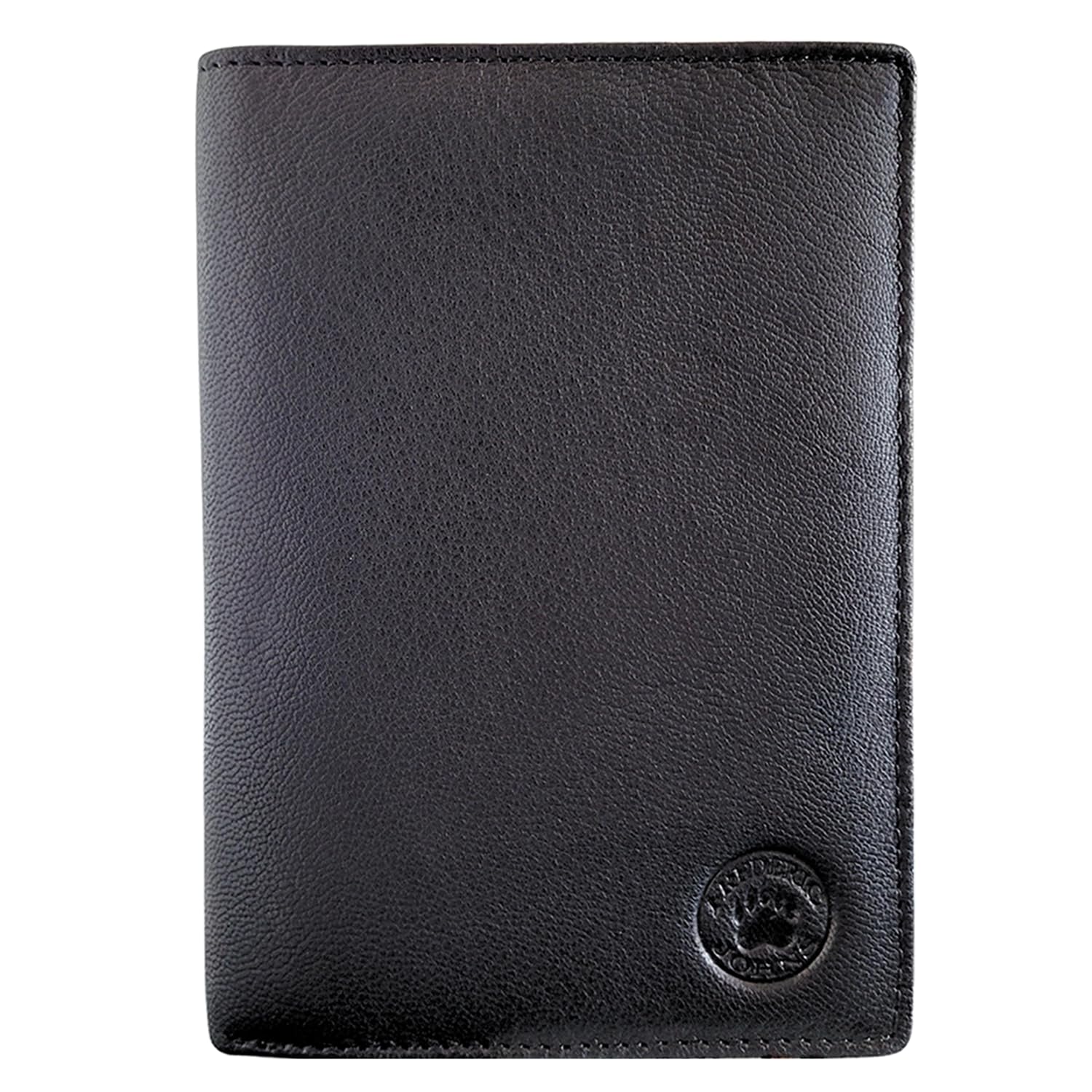 Le grand portefeuille Frédéric Johns en cuir véritable, protection RFID — cadeau drôle