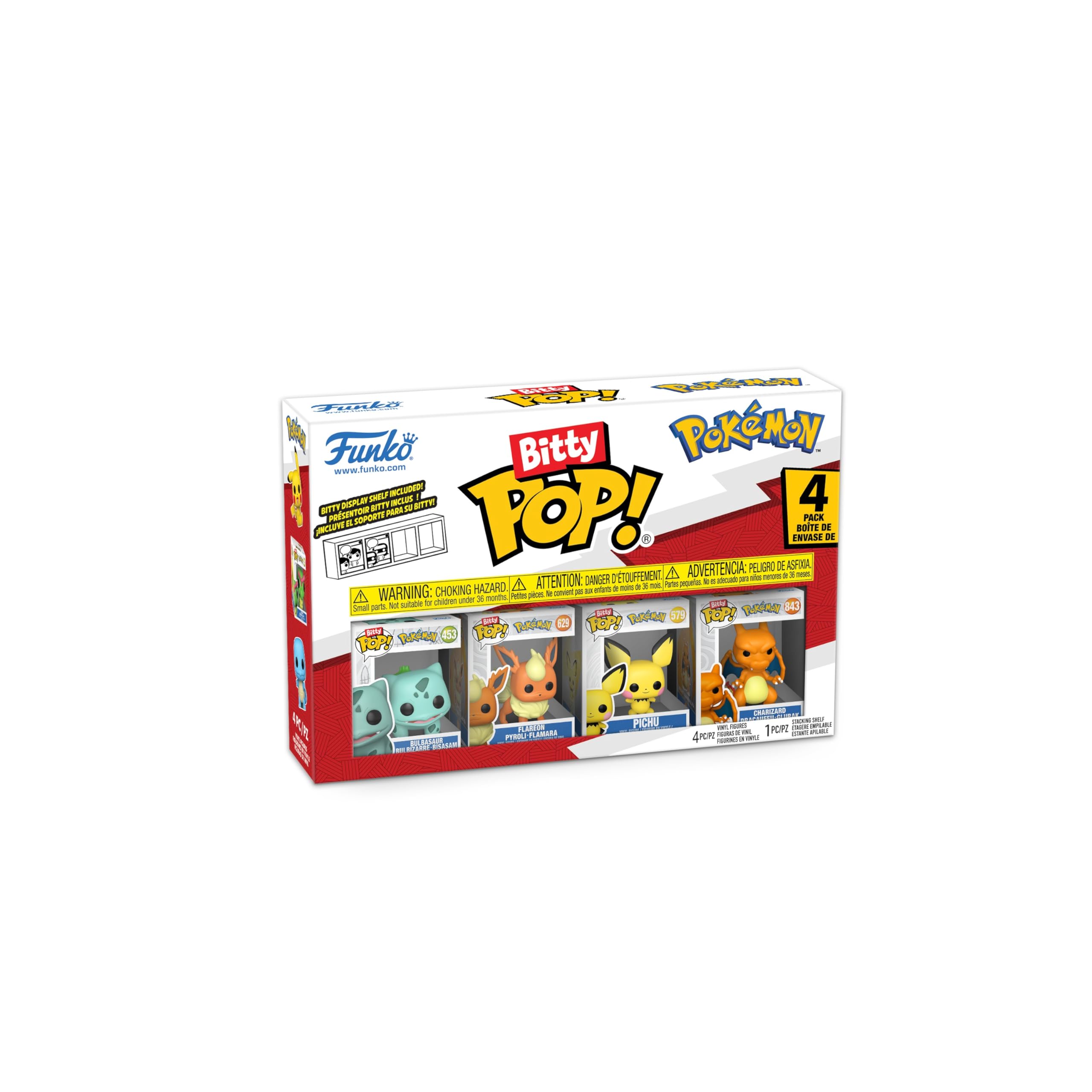 Funko Bitty Pop! Pokémon, pack de 4 mini-figurines