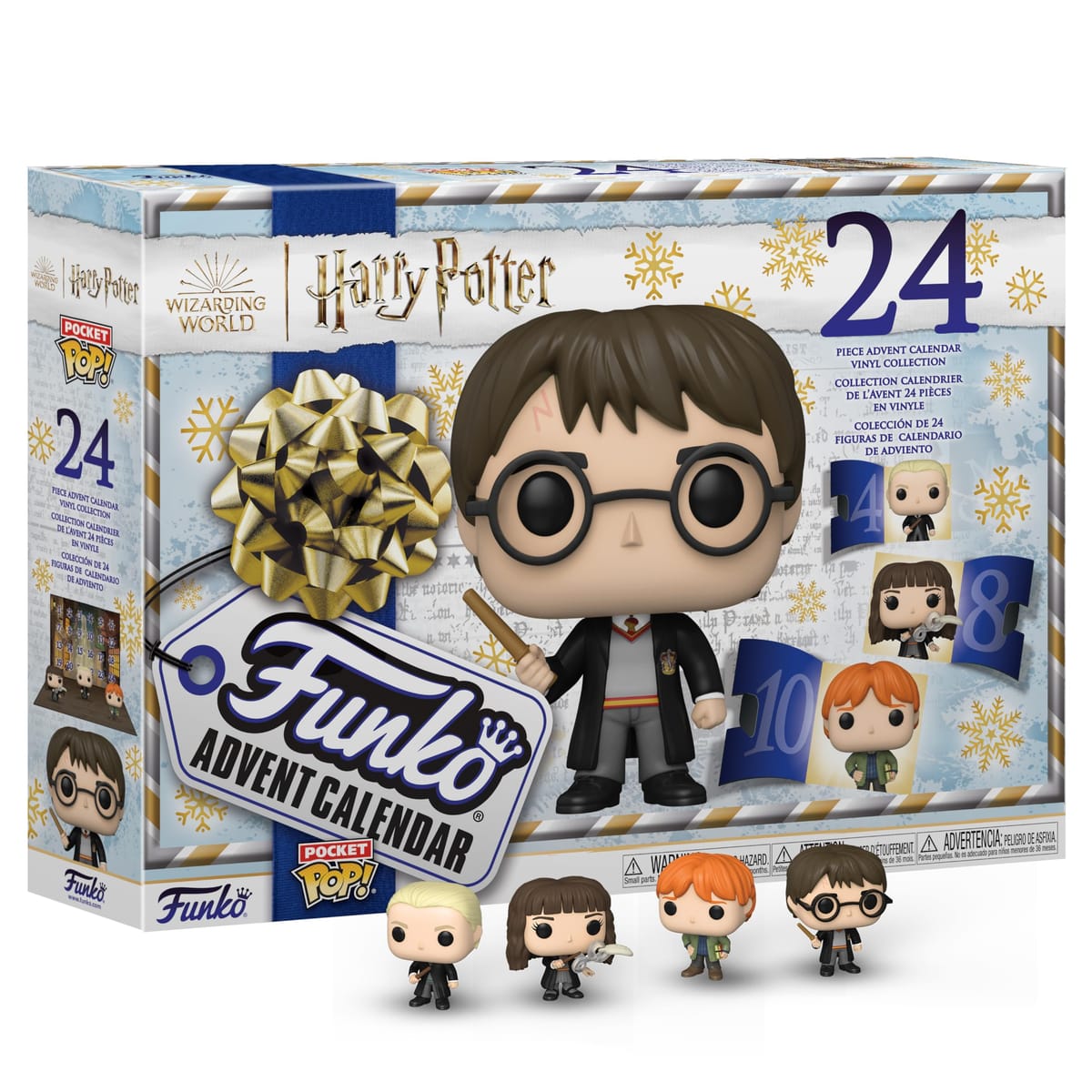 Funko Calendrier de l'Avent Harry Potter, Rubeus Hagrid, 24 mini-figurines Pocket Pop! — idée cadeau