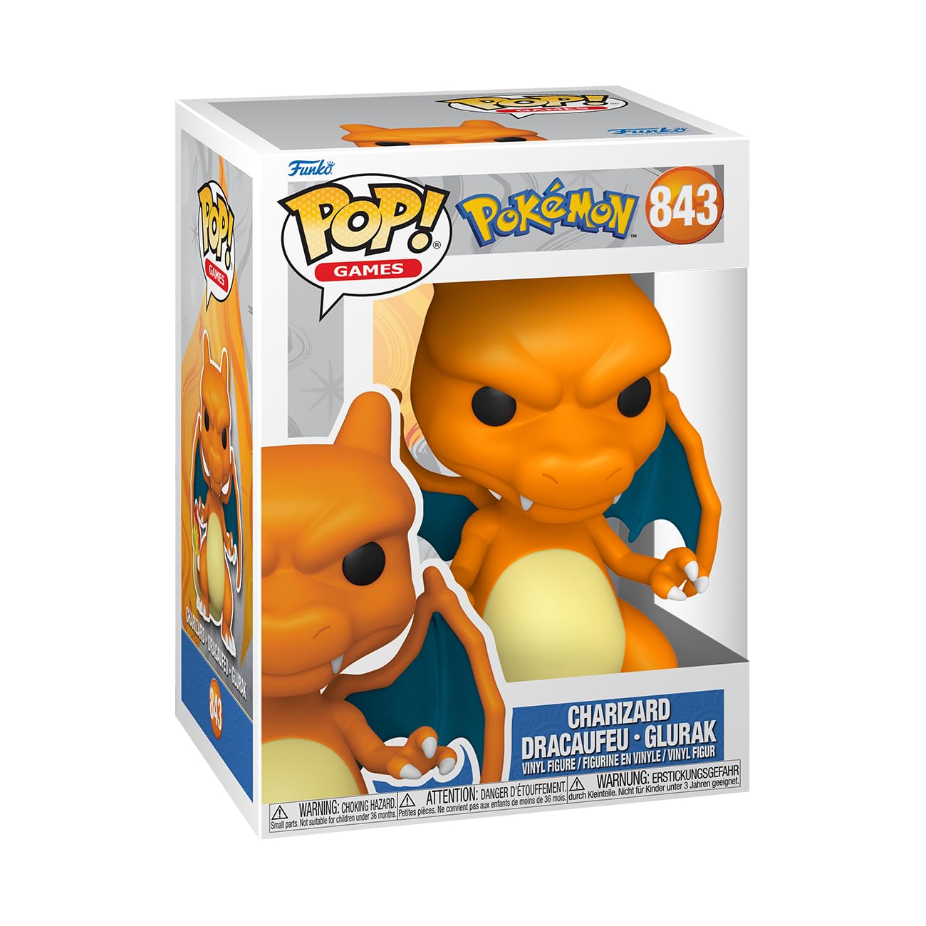 Funko Pop! Games Pokémon, Dracaufeu (Charizard) — idée cadeau