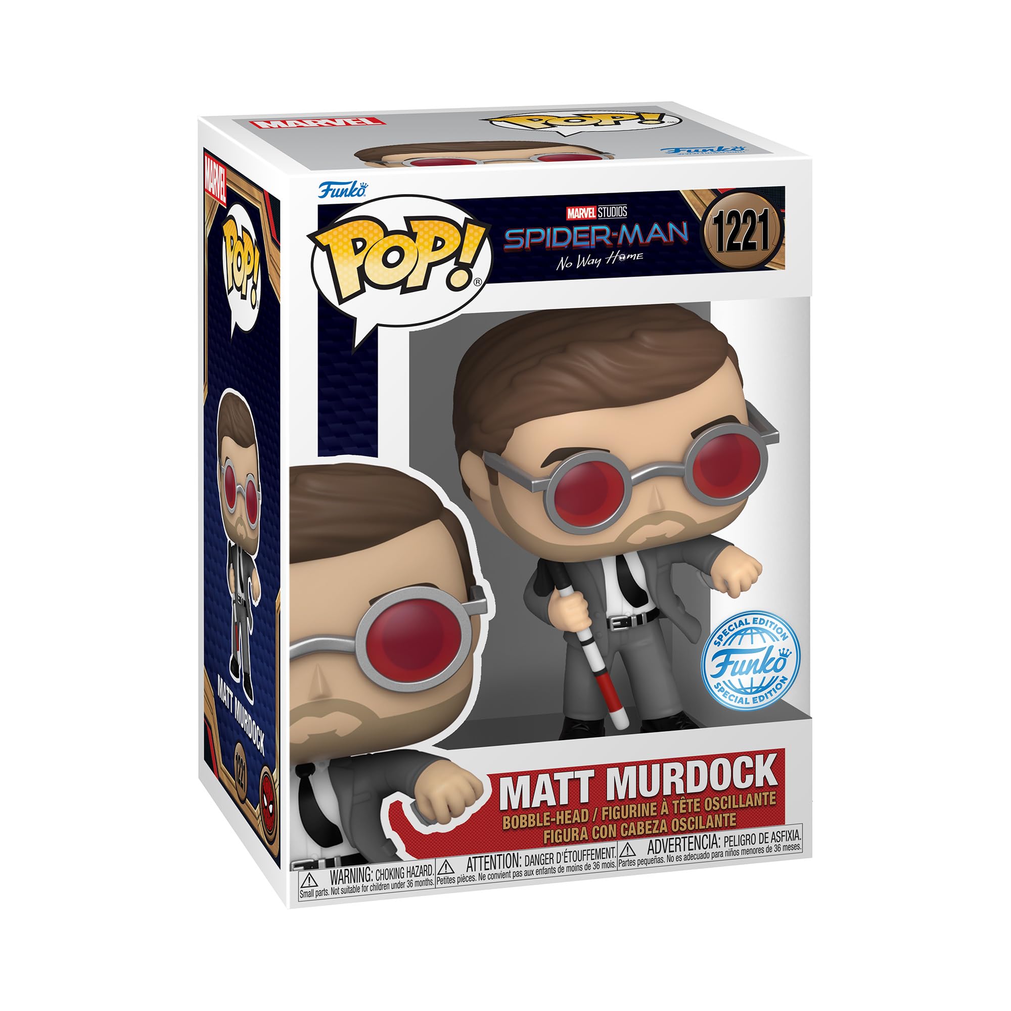 Funko Pop! Marvel, Matt Murdock (Spider-Man: No Way Home), exclusivité Amazon — idée cadeau