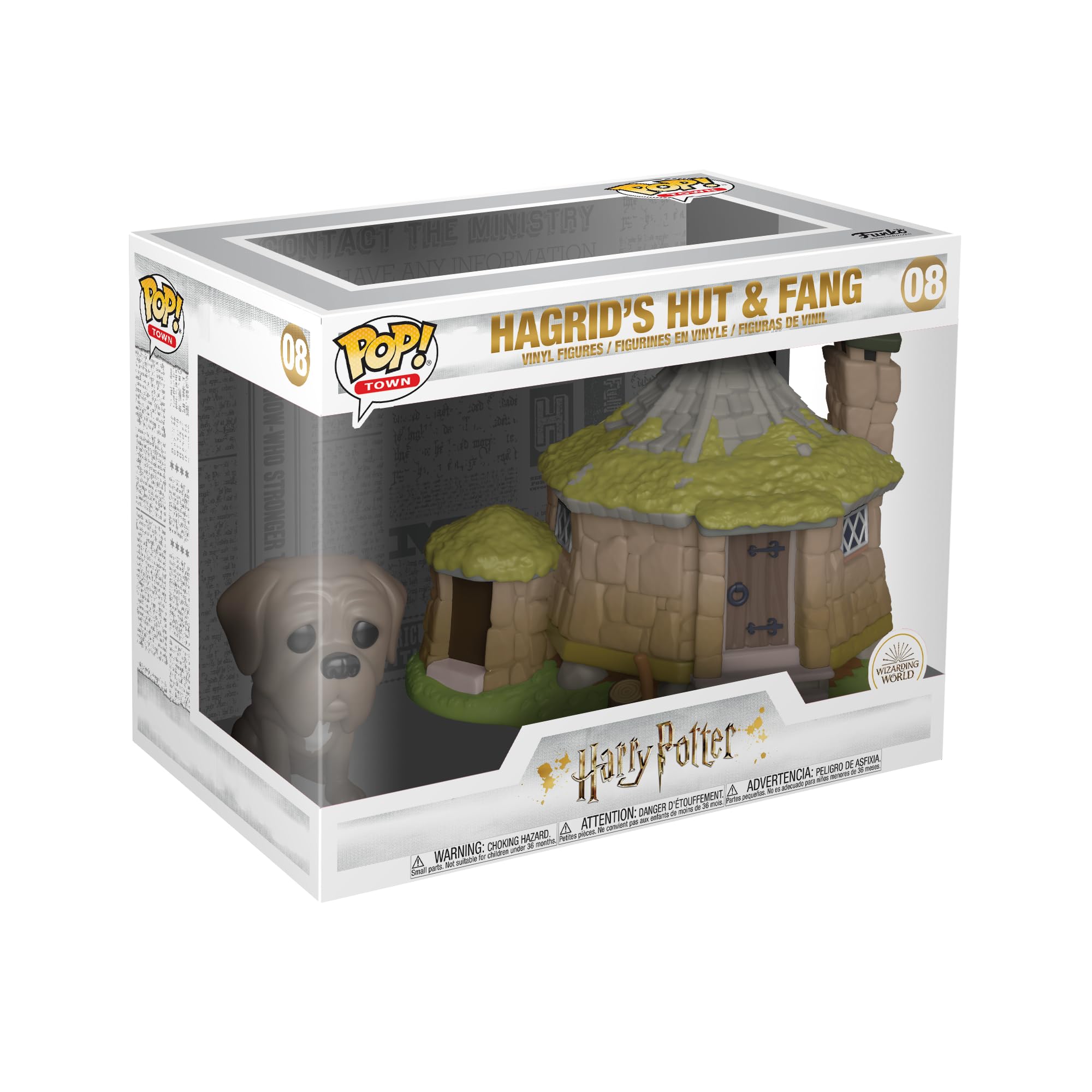 Funko Pop! Town Harry Potter, la cabane d'Hagrid avec Crockdur — idée cadeau