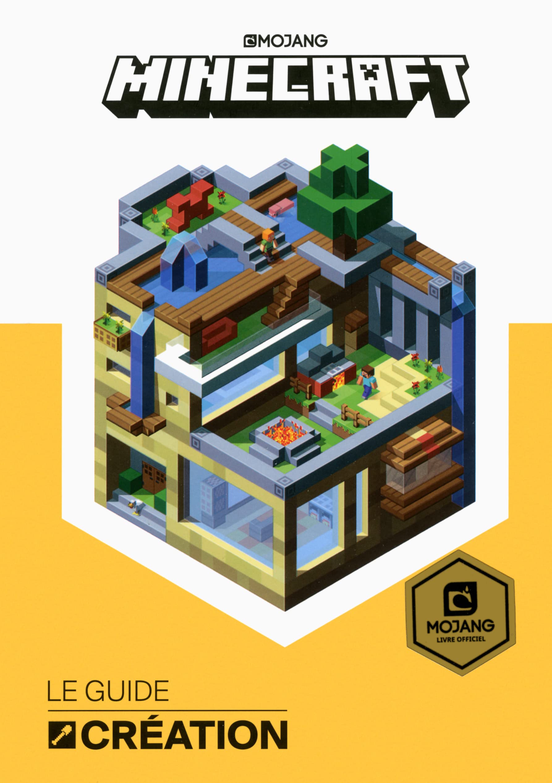 Minecraft, le guide Création, livre officiel Mojang (Gallimard Jeunesse) — idée cadeau