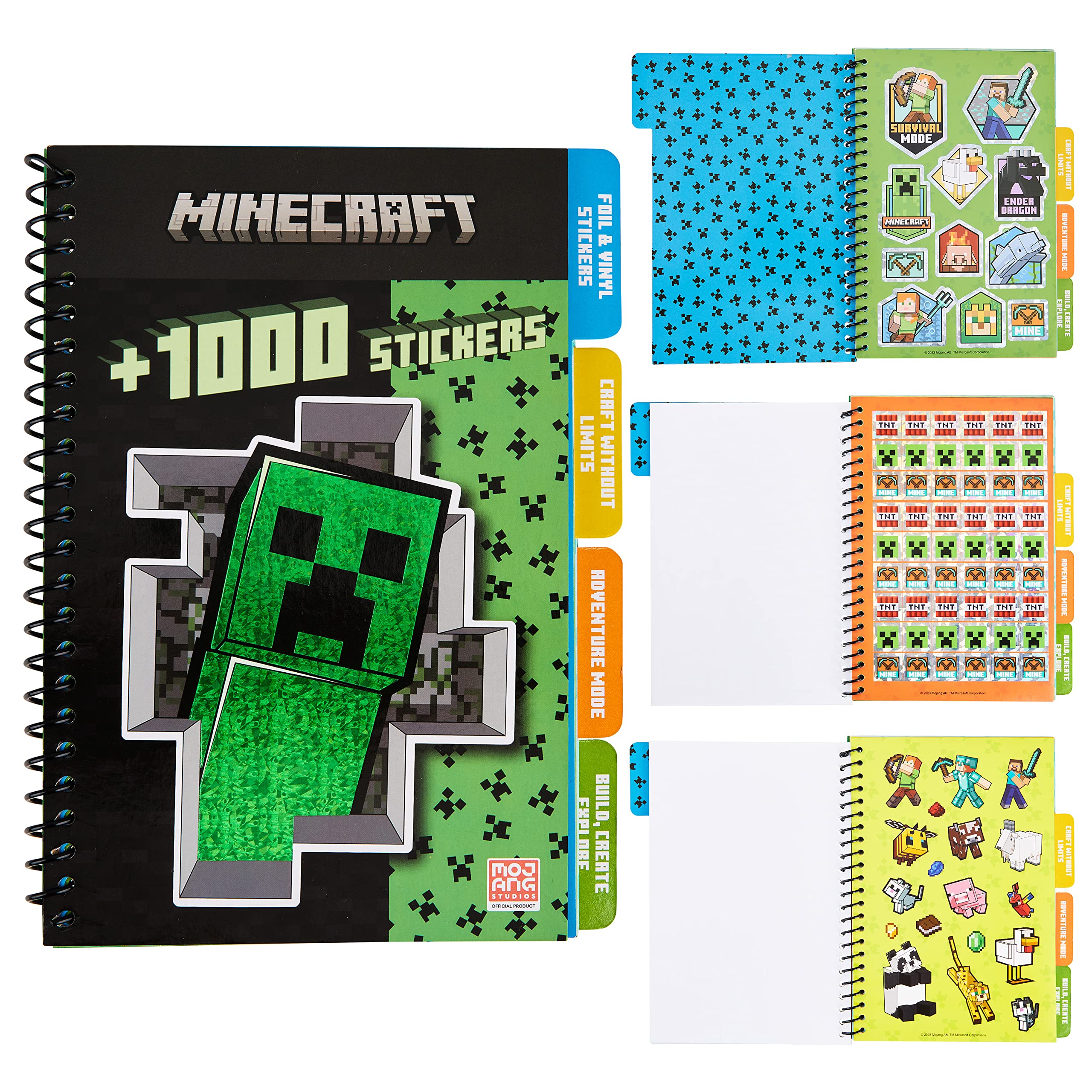 Get Trend, livre de plus de 1000 stickers Minecraft — idée cadeau