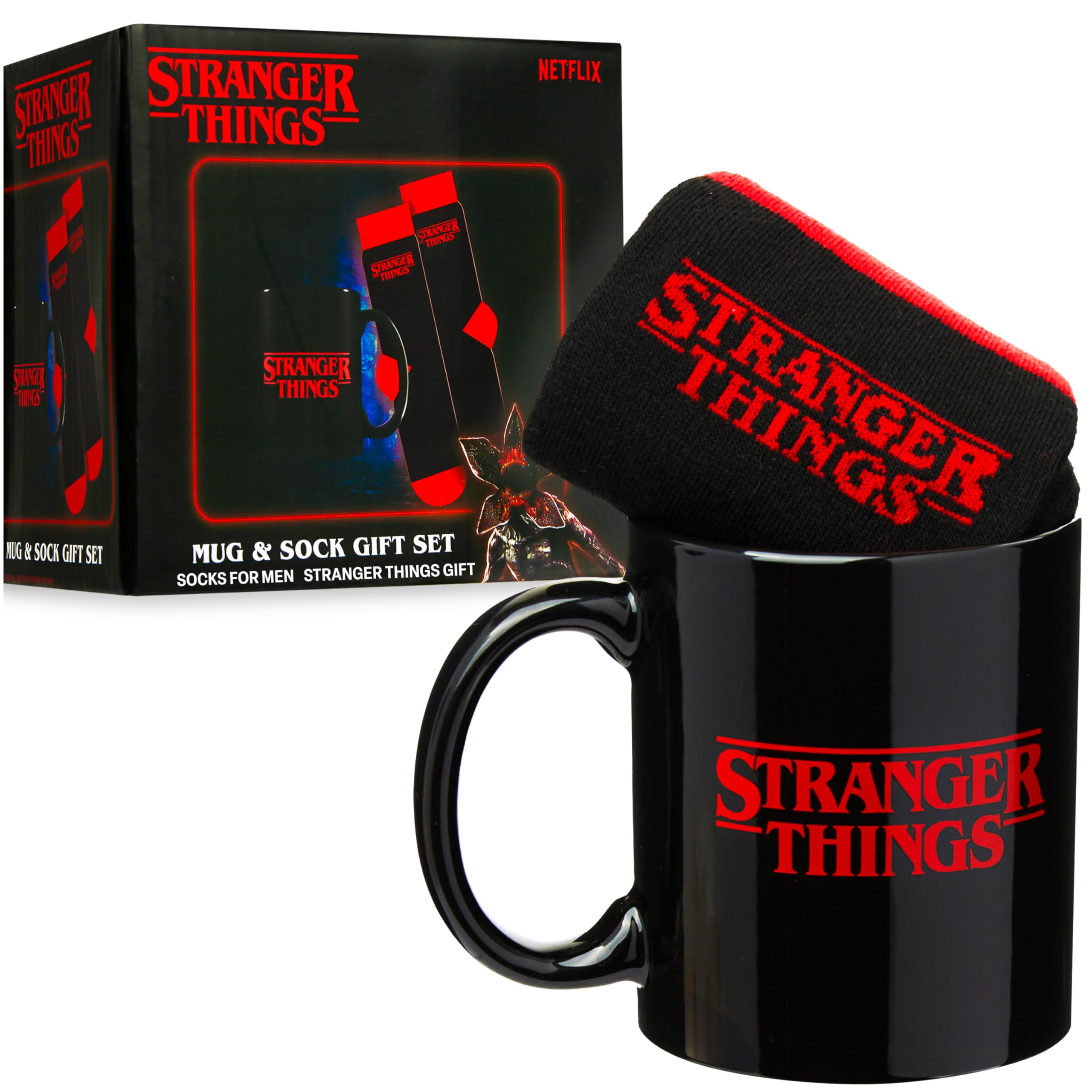 Get Trend Stranger Things, coffret mug et chaussettes 40-45