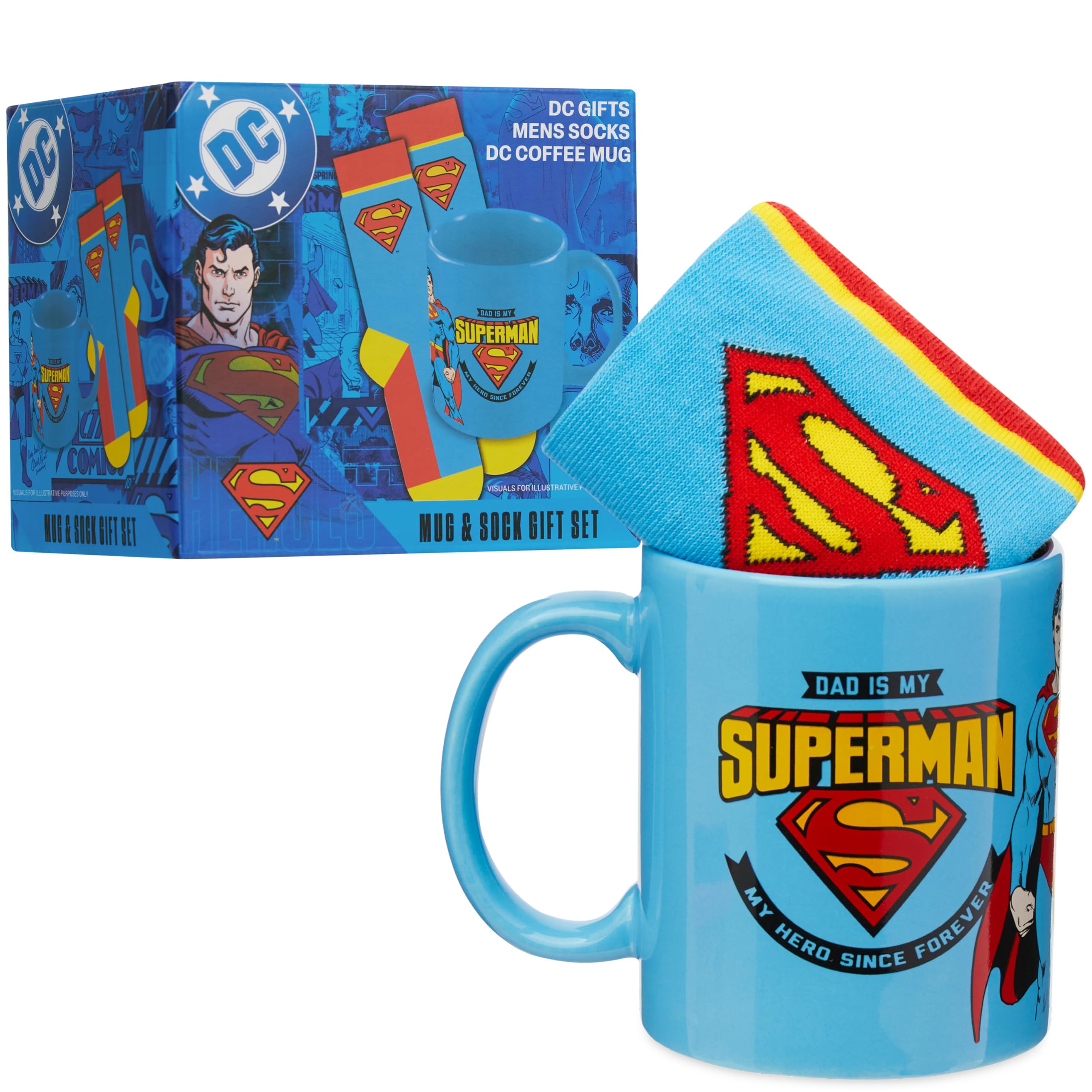 Get Trend DC Superman, coffret mug et chaussettes 40-45