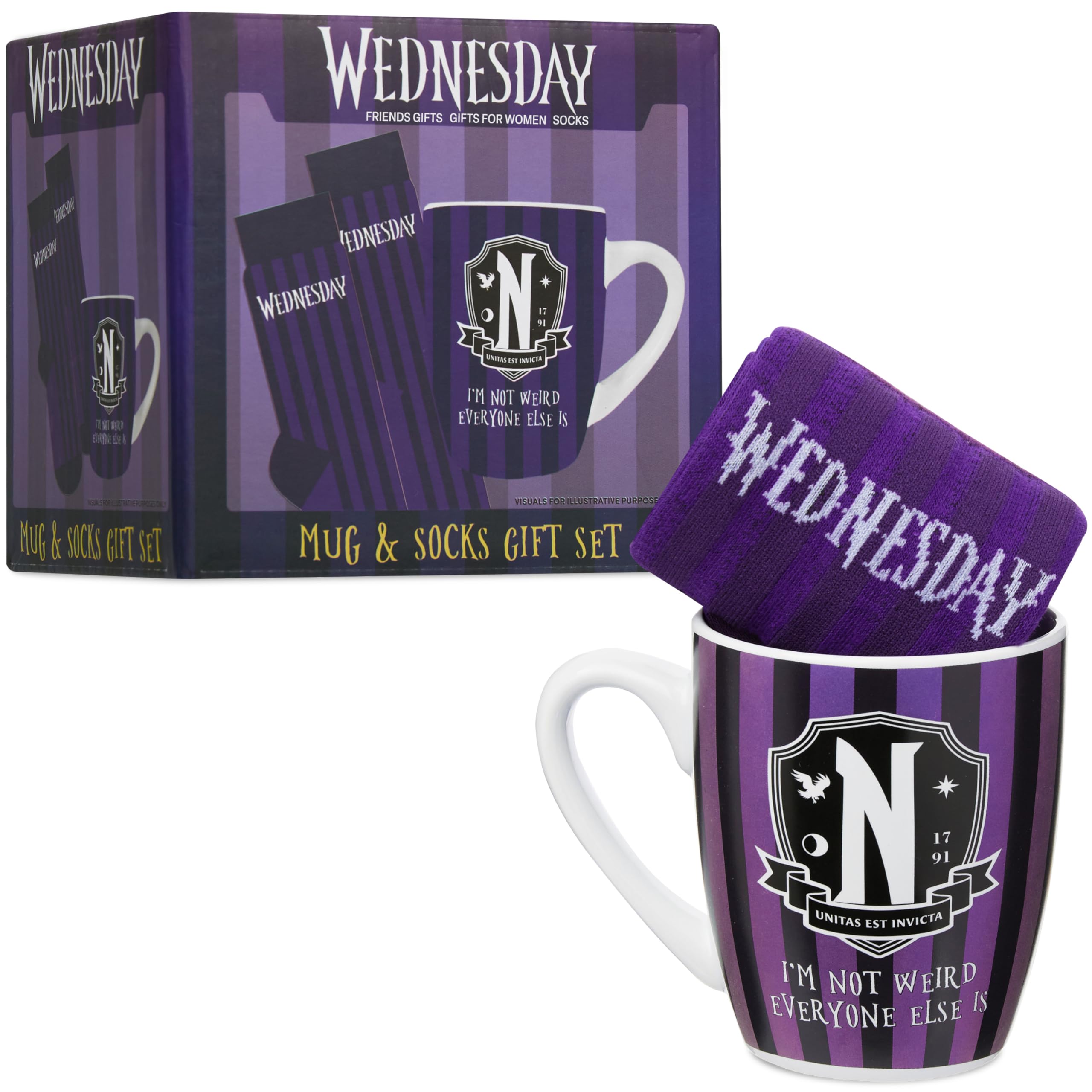 Get Trend Wednesday, coffret mug et chaussettes 35-41